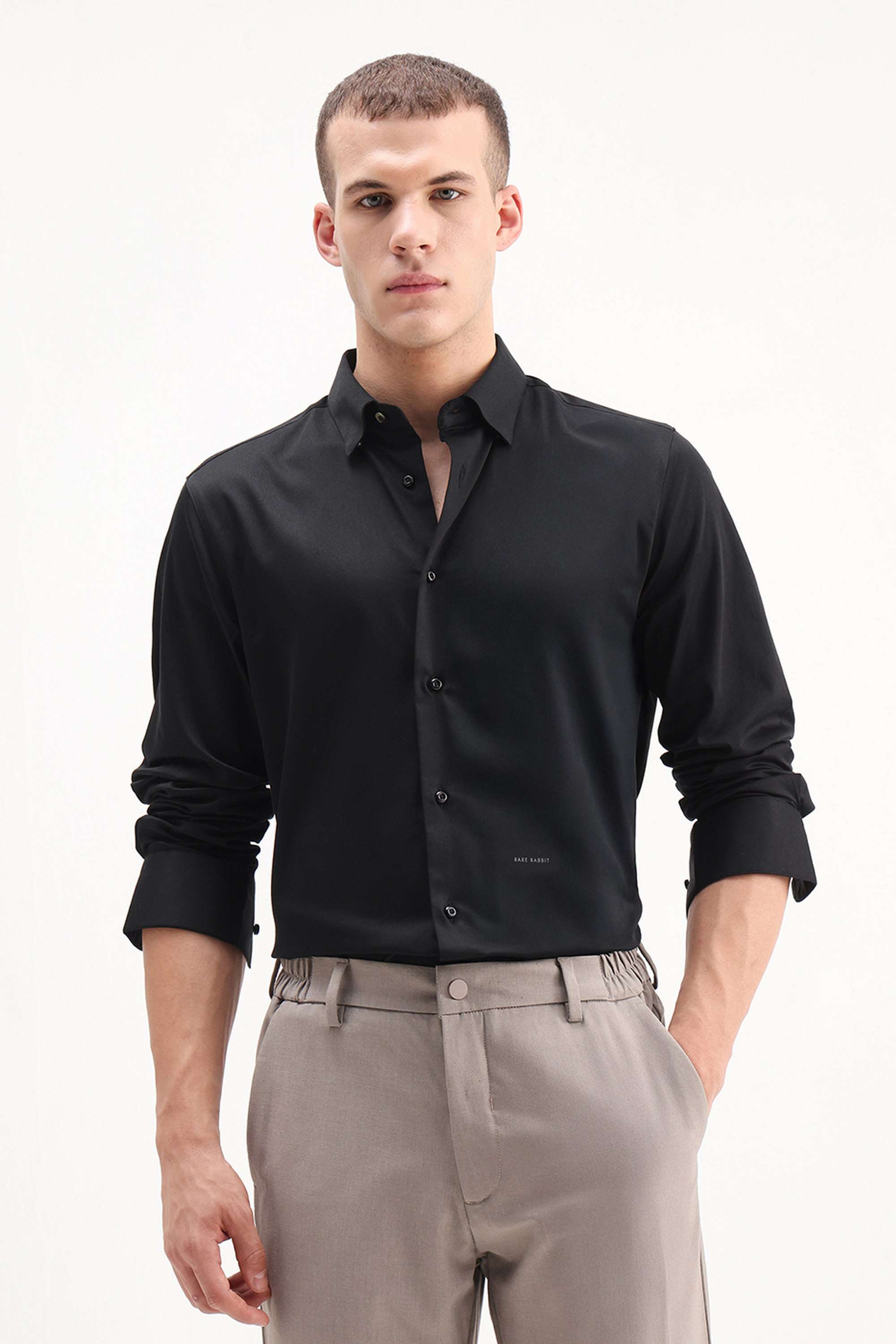 Solid-Cotton-Regular-Fit-Men-s-Formal-Shirt