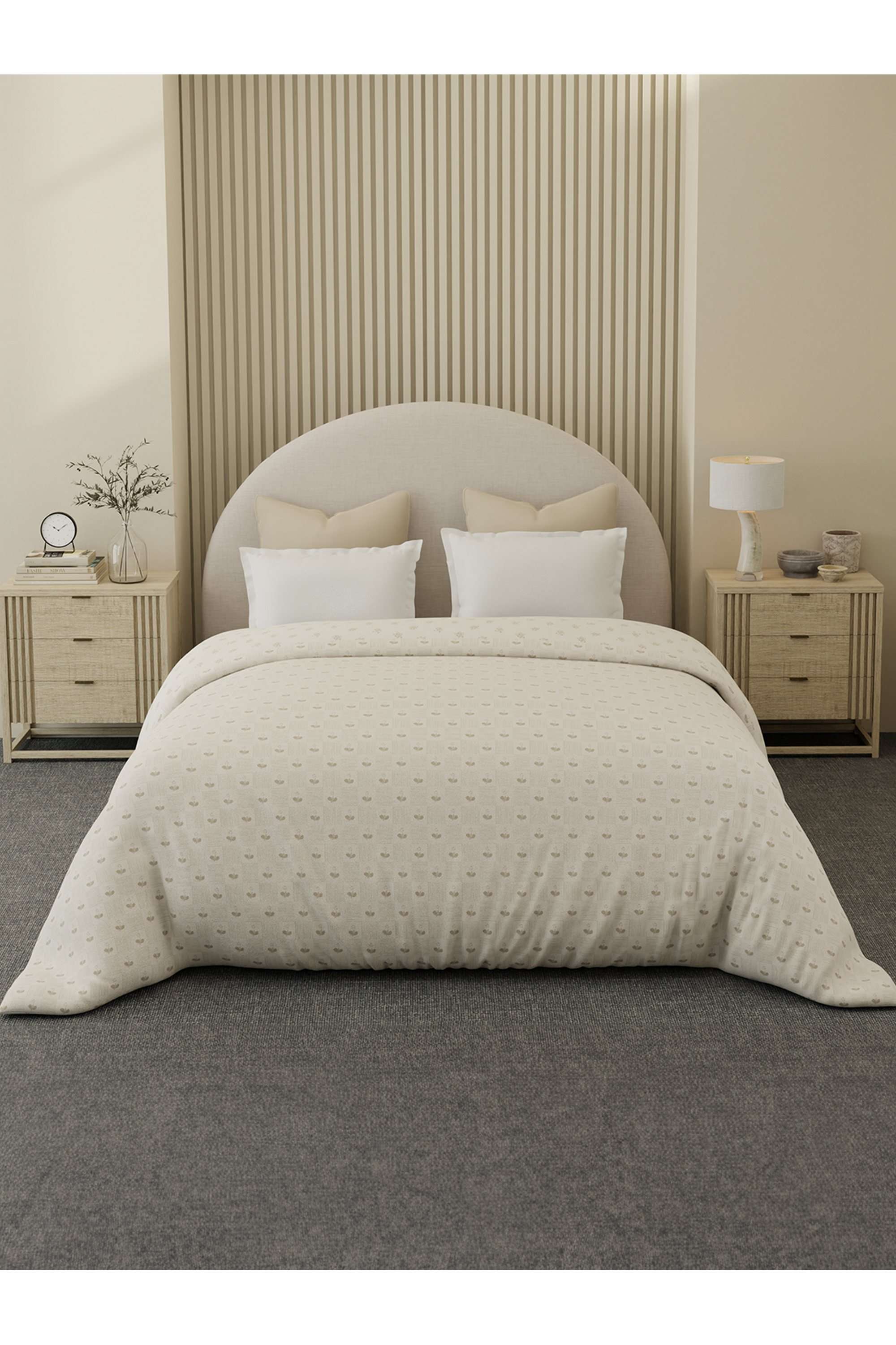 Cottage-Garden-100--Cotton-300-TC-Cream-Floral-Reversible-Double-Size-Comforter---Pack-of-1