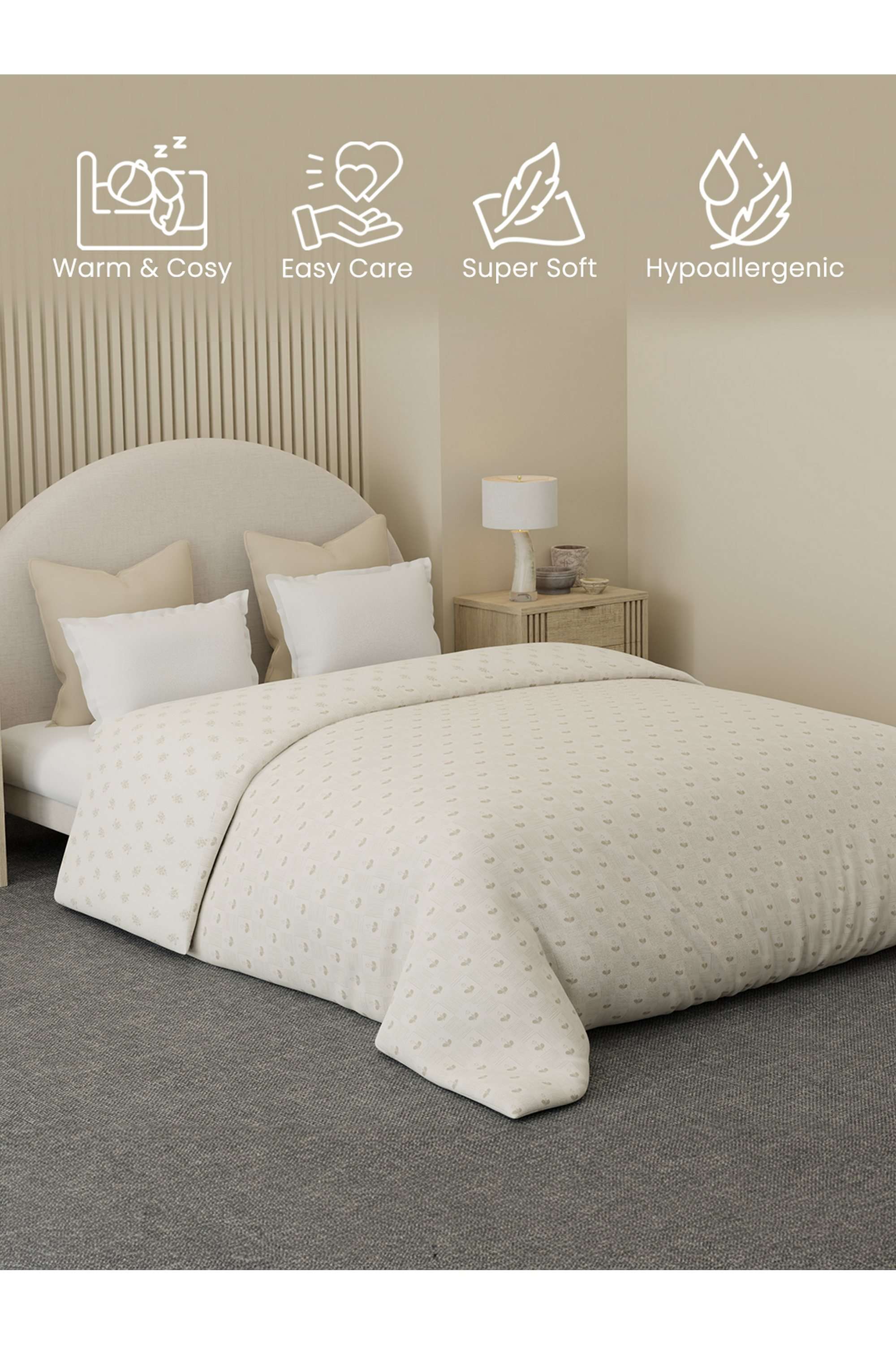 Cottage-Garden-100--Cotton-300-TC-Cream-Floral-Reversible-Double-Size-Comforter---Pack-of-1