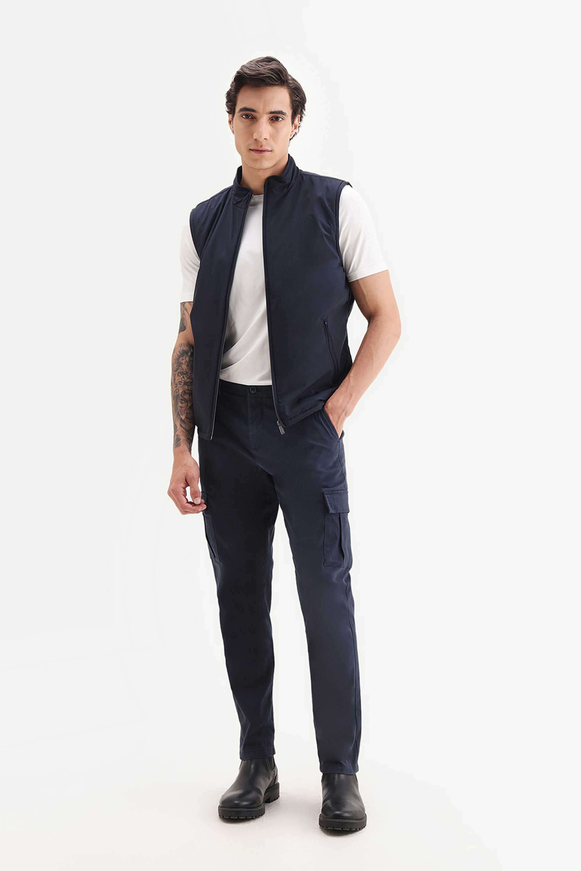 Solid-Cotton-Regular-Fit-Men-s-Jacket