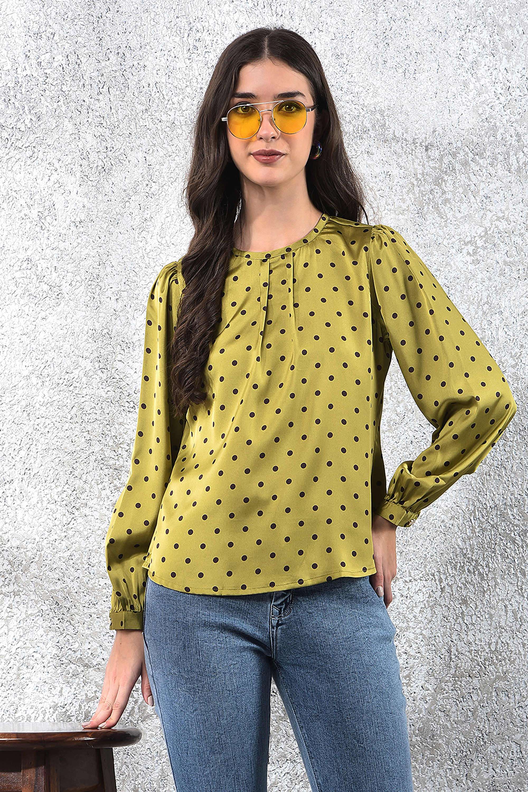 crimsoune club Printed Polyester Round Neck Women's Top-picture-23