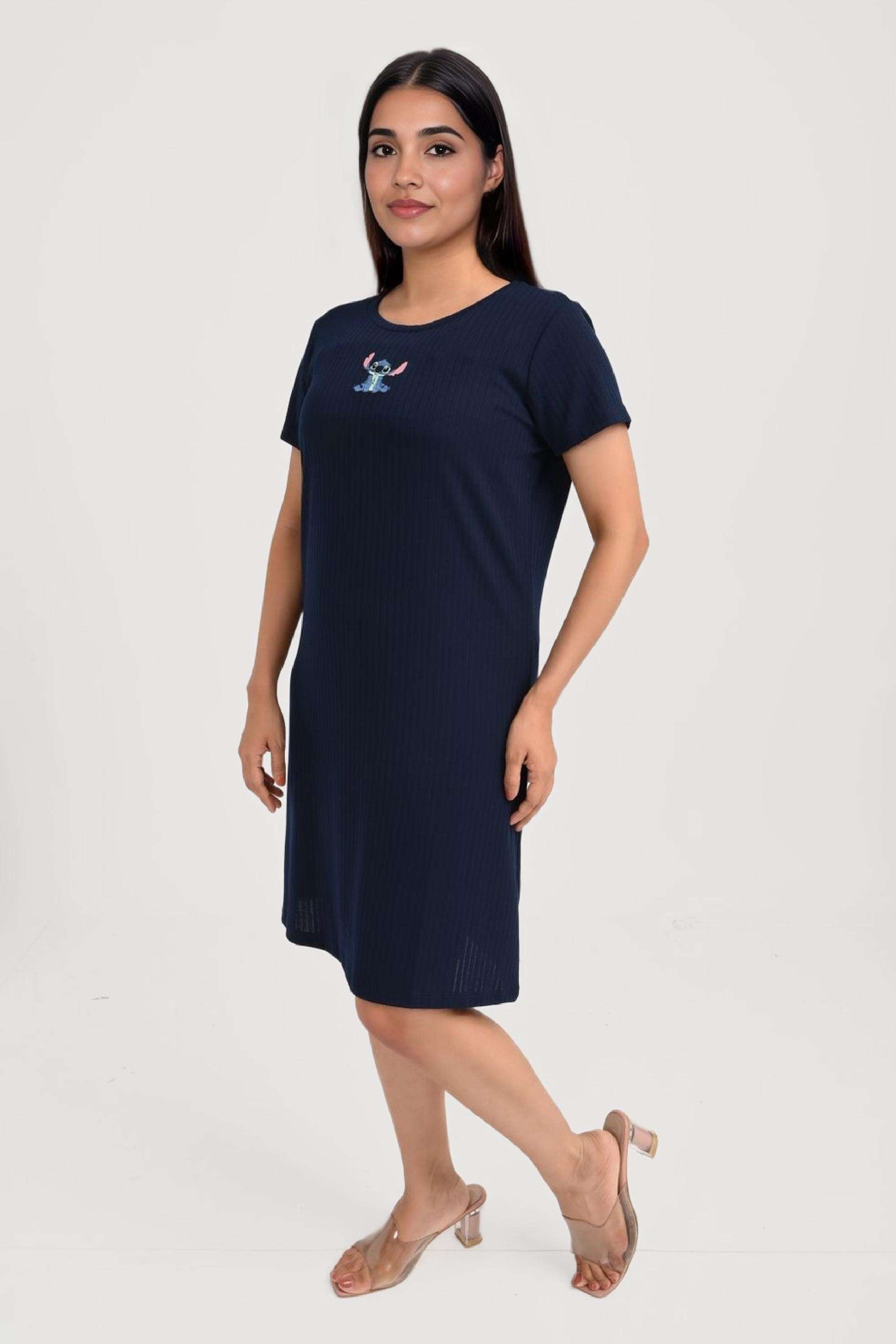 Printed-Cotton-Blend-Regular-Fit-Women-s-Night-Dress