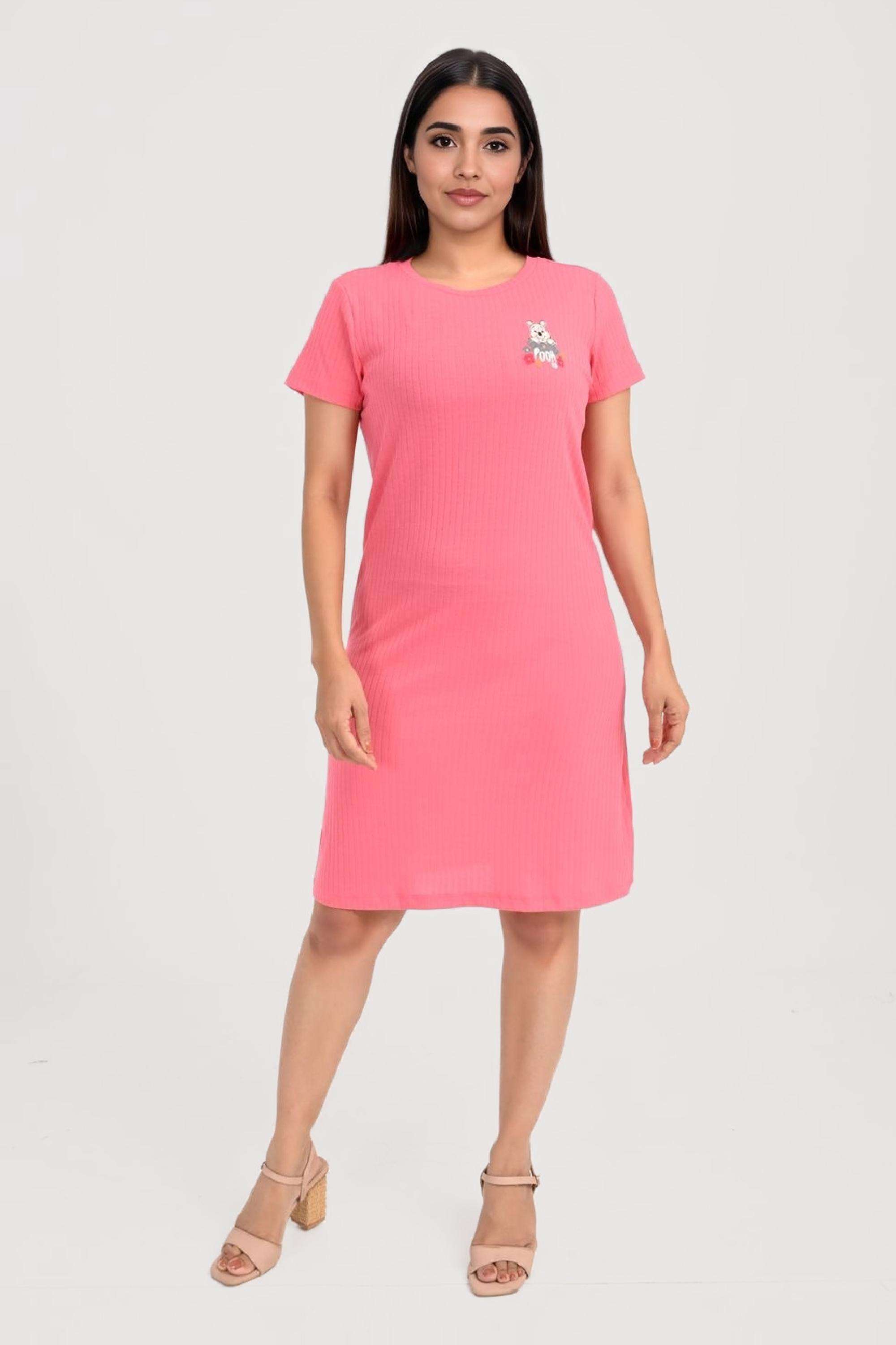 Printed-Cotton-Blend-Regular-Fit-Women-s-Night-Dress