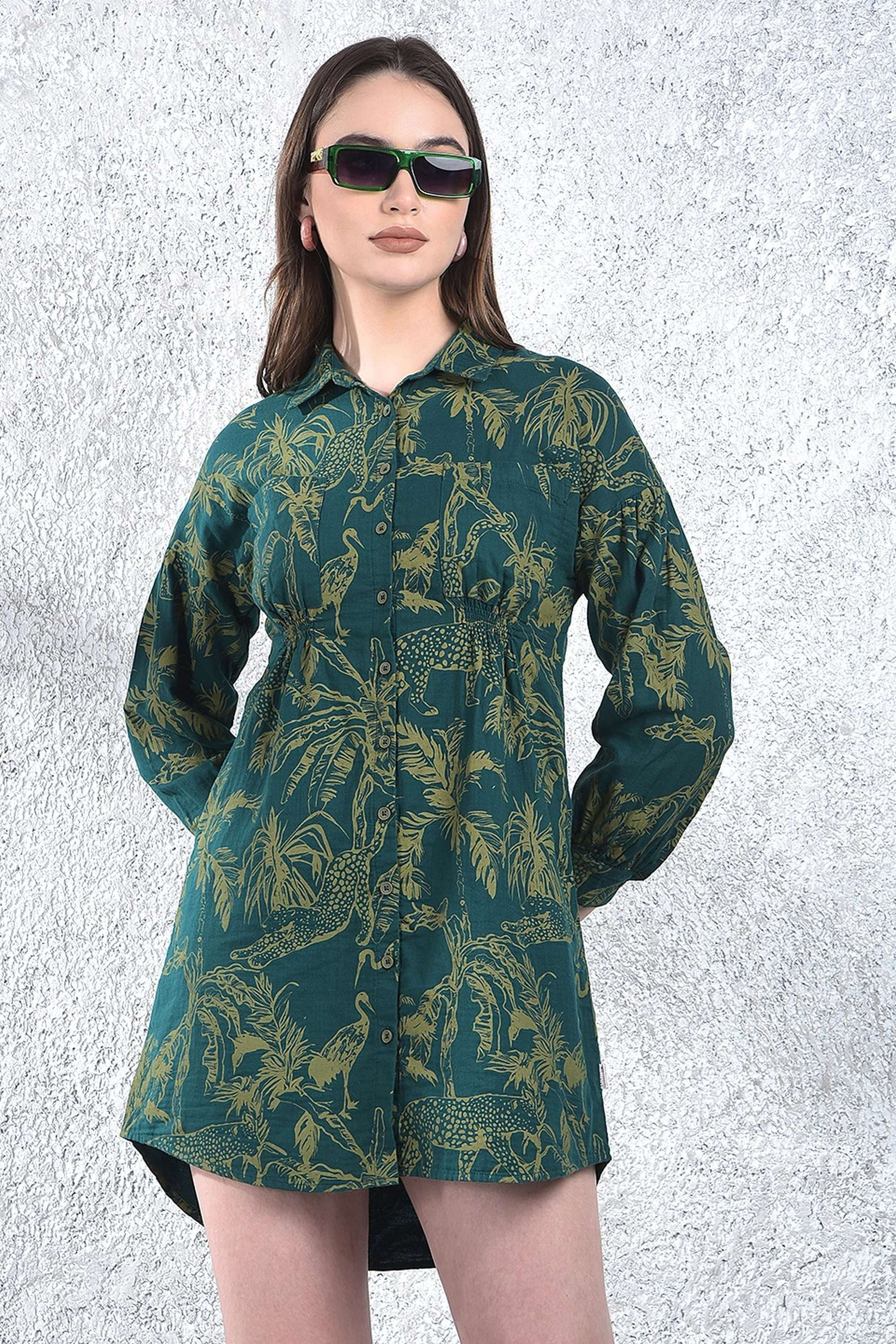 crimsoune club Printed Cotton Women Dress-picture-32