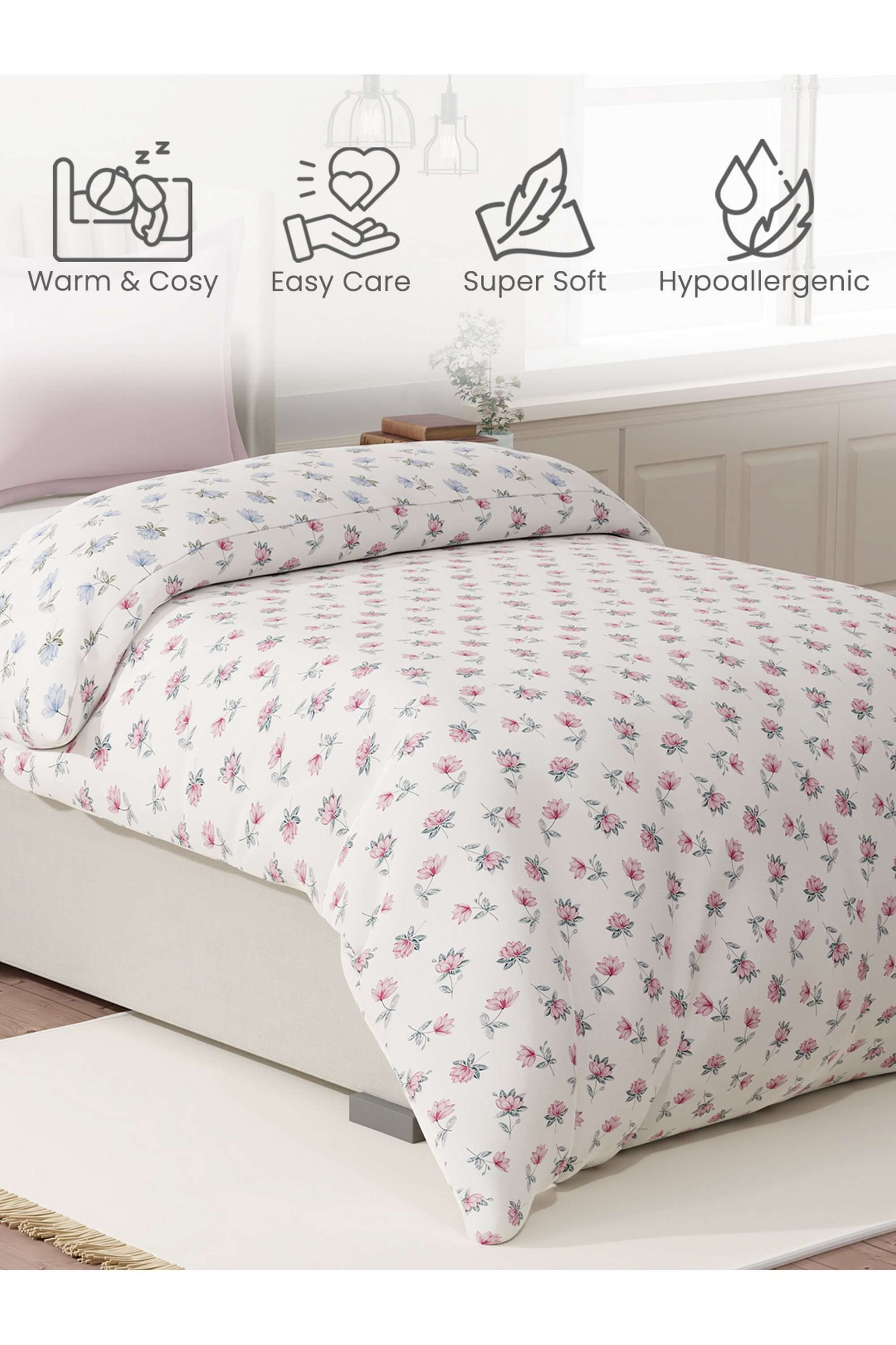 Embrace-100--Cotton-152-TC-Blue-&-Pink-Floral-Reversible-Single-Comforter