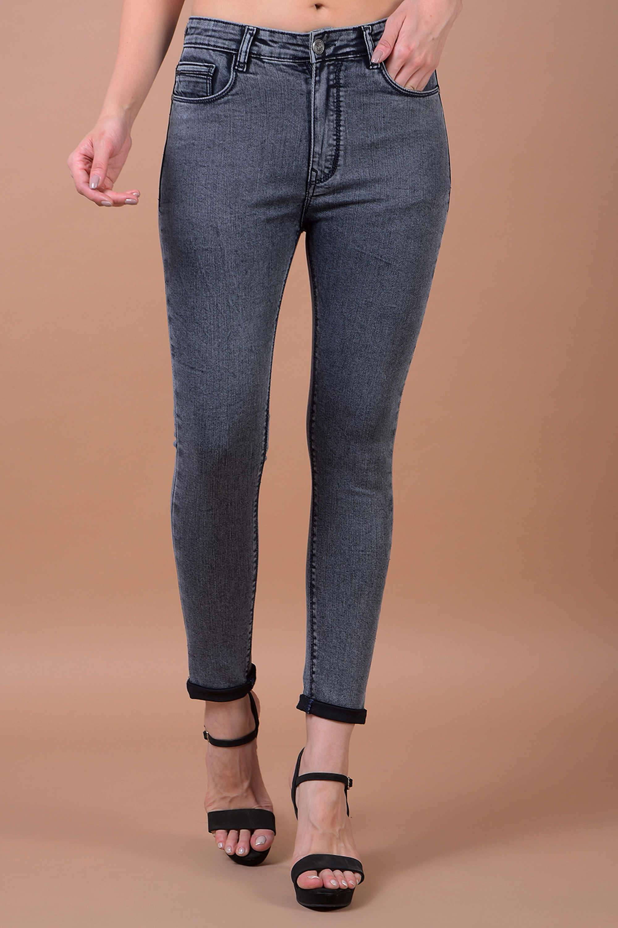 crimsoune club Blended Fabric Skinny Fit Women's Jeans-picture-12