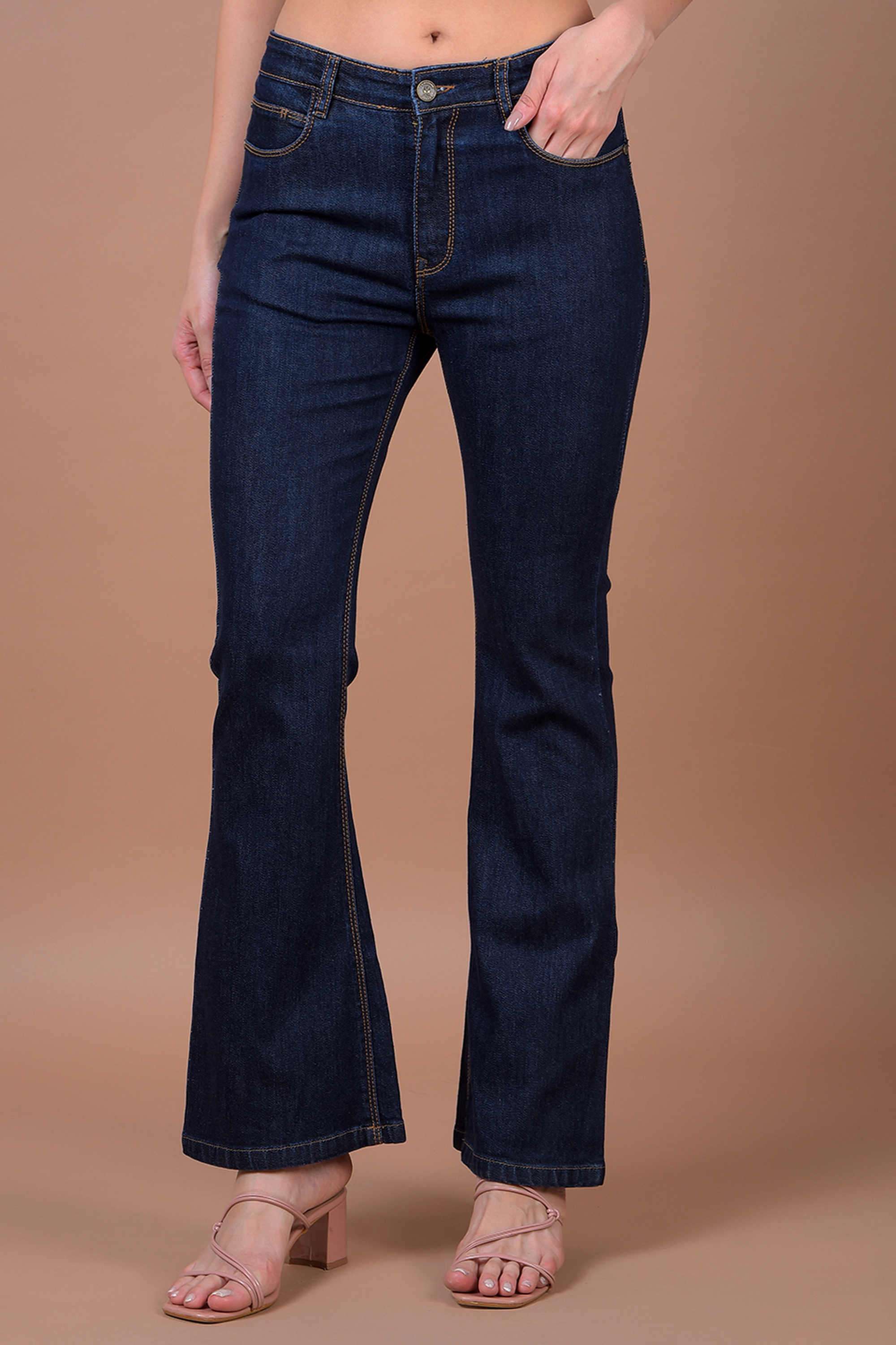 crimsoune club Blended Fabric Bootcut Fit Women's Jeans-picture-30