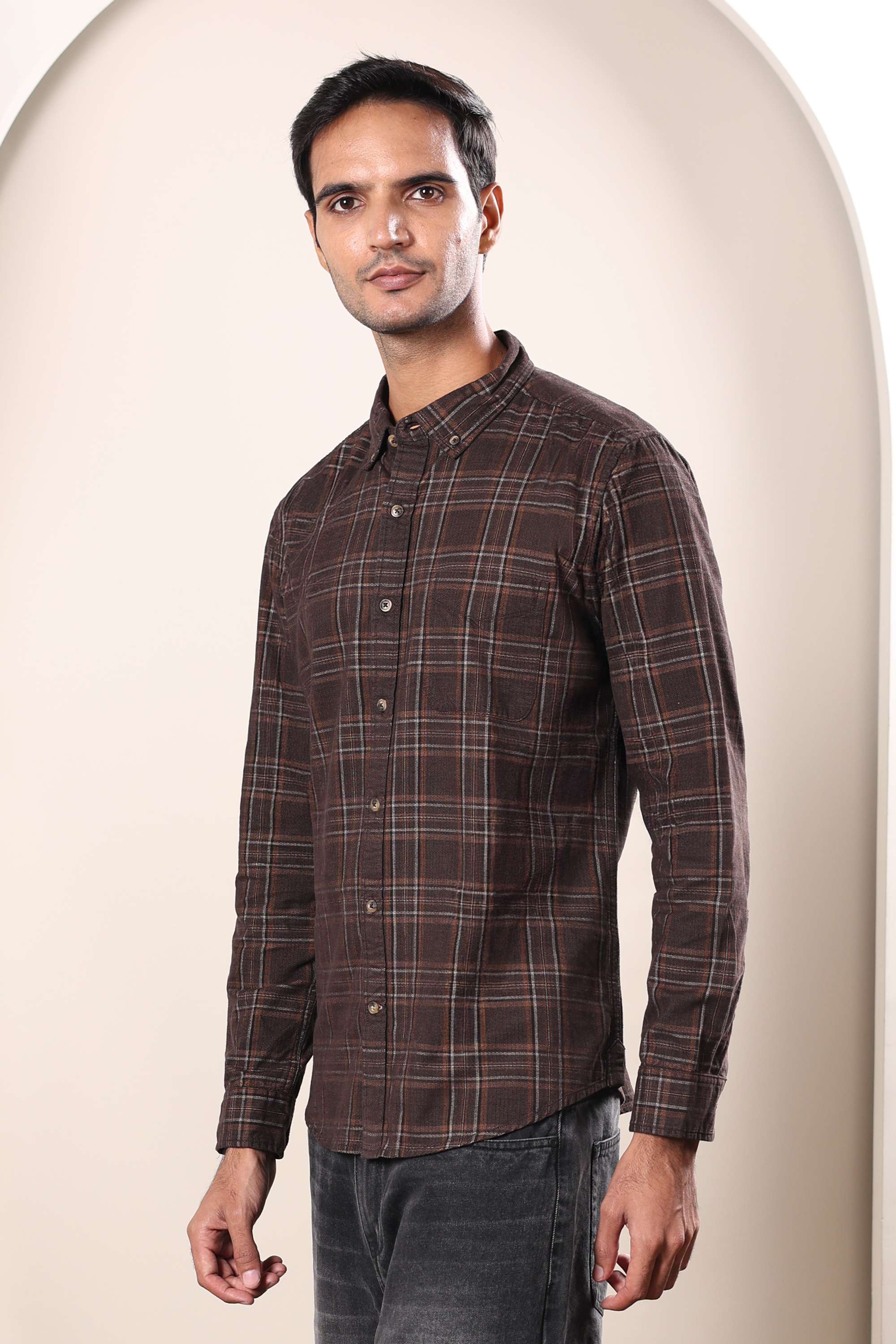 Checks-Cotton-Regular-Fit-Men-s-Casual-Shirt