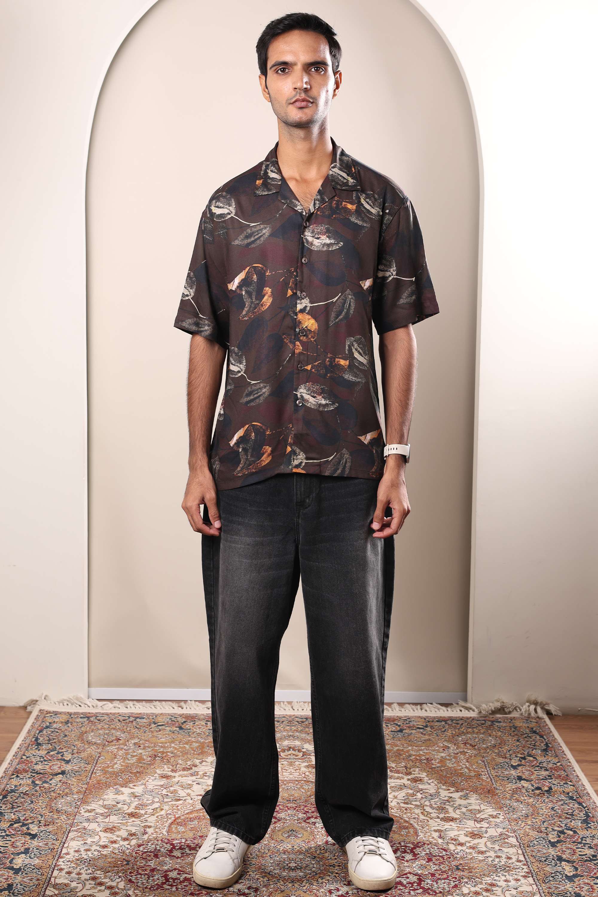 Printed-Viscose-Regular-Fit-Men-s-Shirt