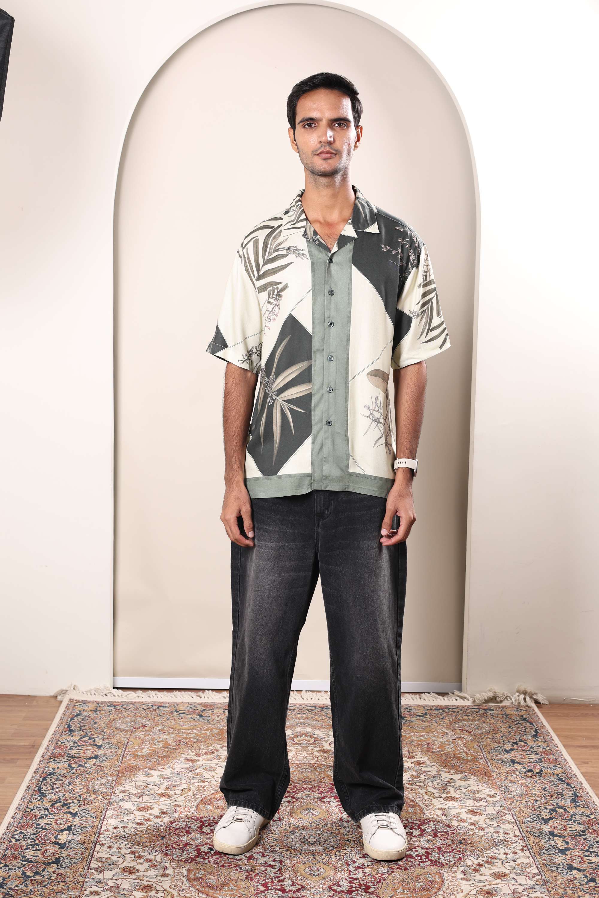 Floral-Viscose-Regular-Fit-Men-s-Casual-Shirt