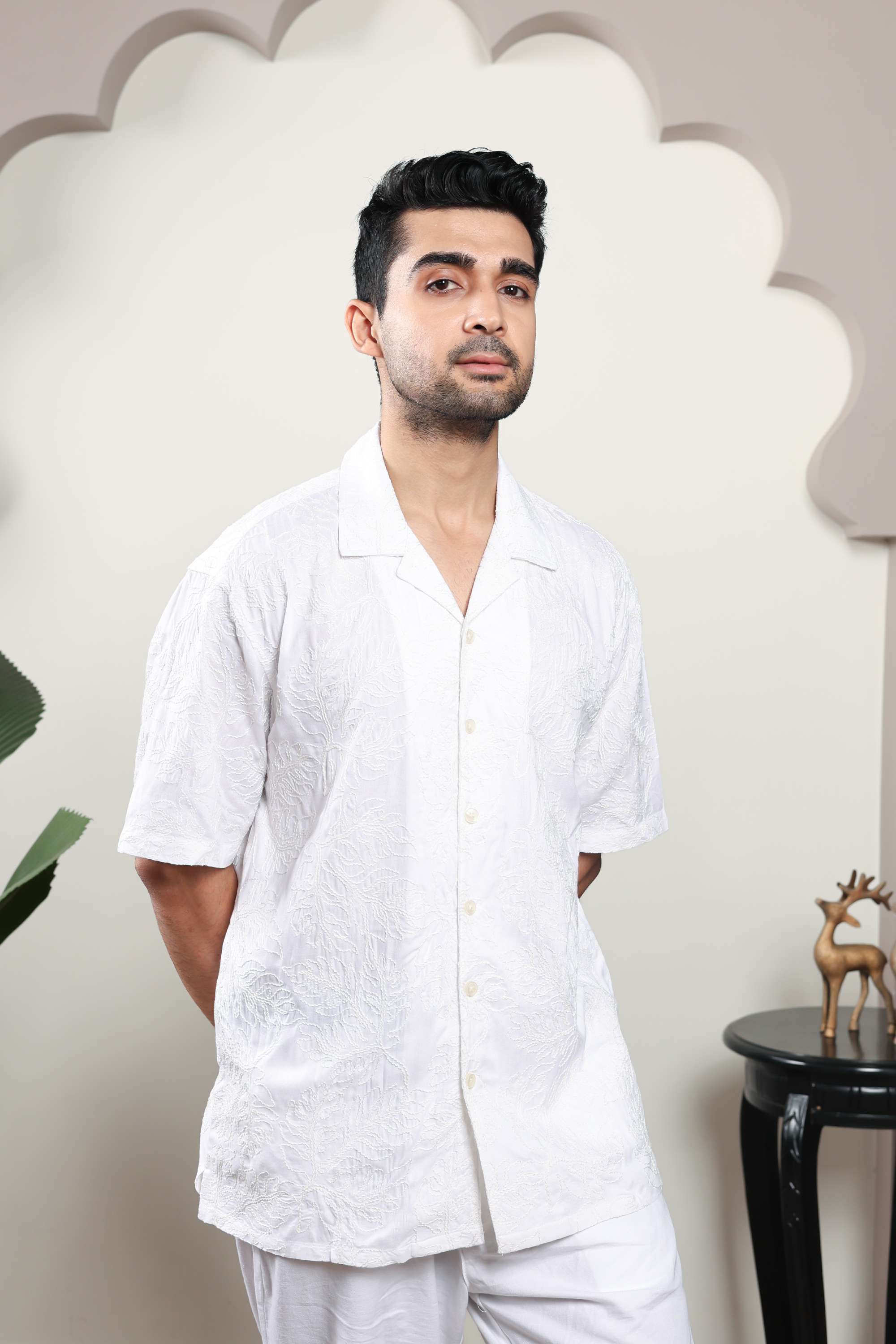 Solid-Cotton-Regular-Fit-Men-s-Shirt