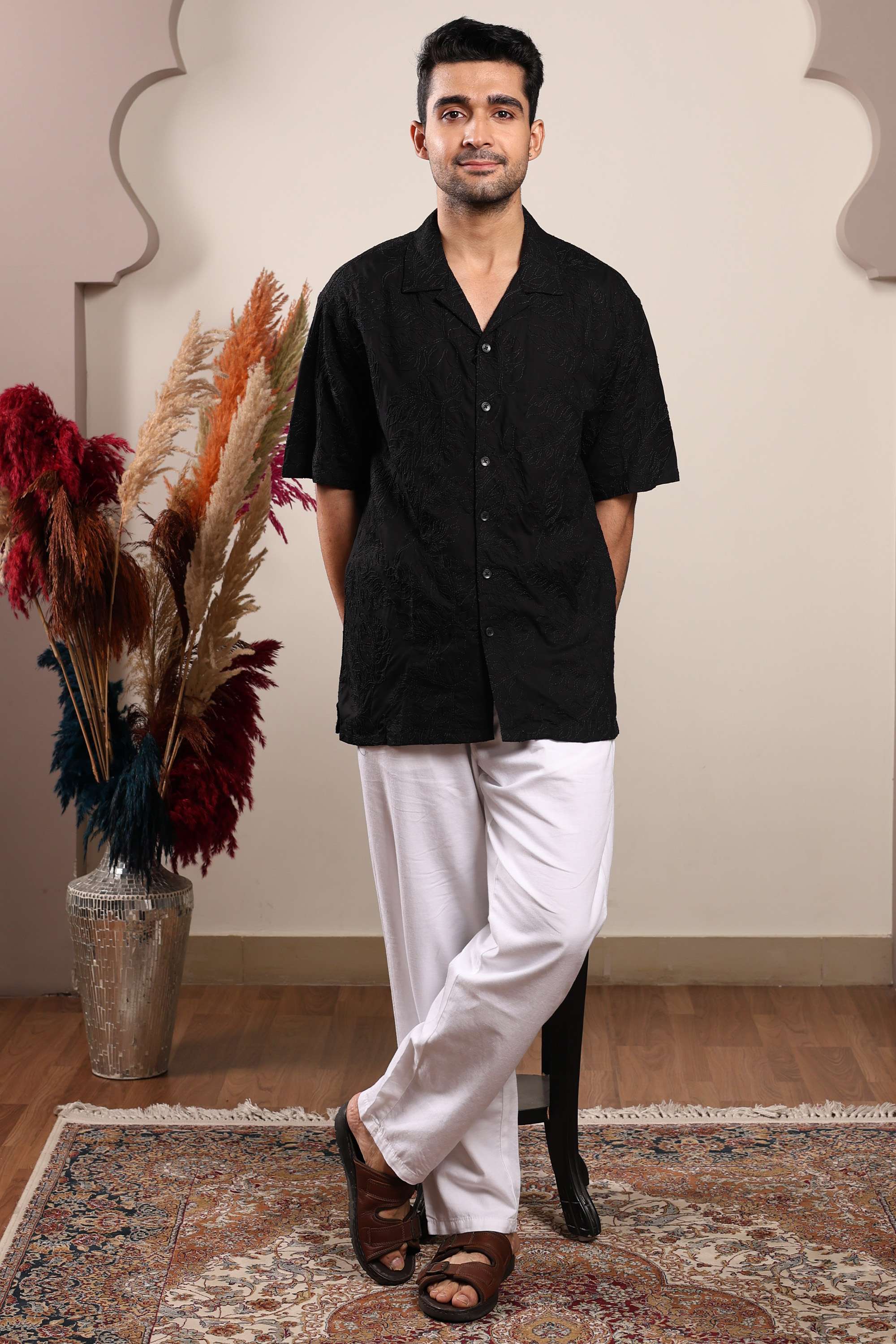 Blended-Fabric-Regular-Fit-Men-Shirt