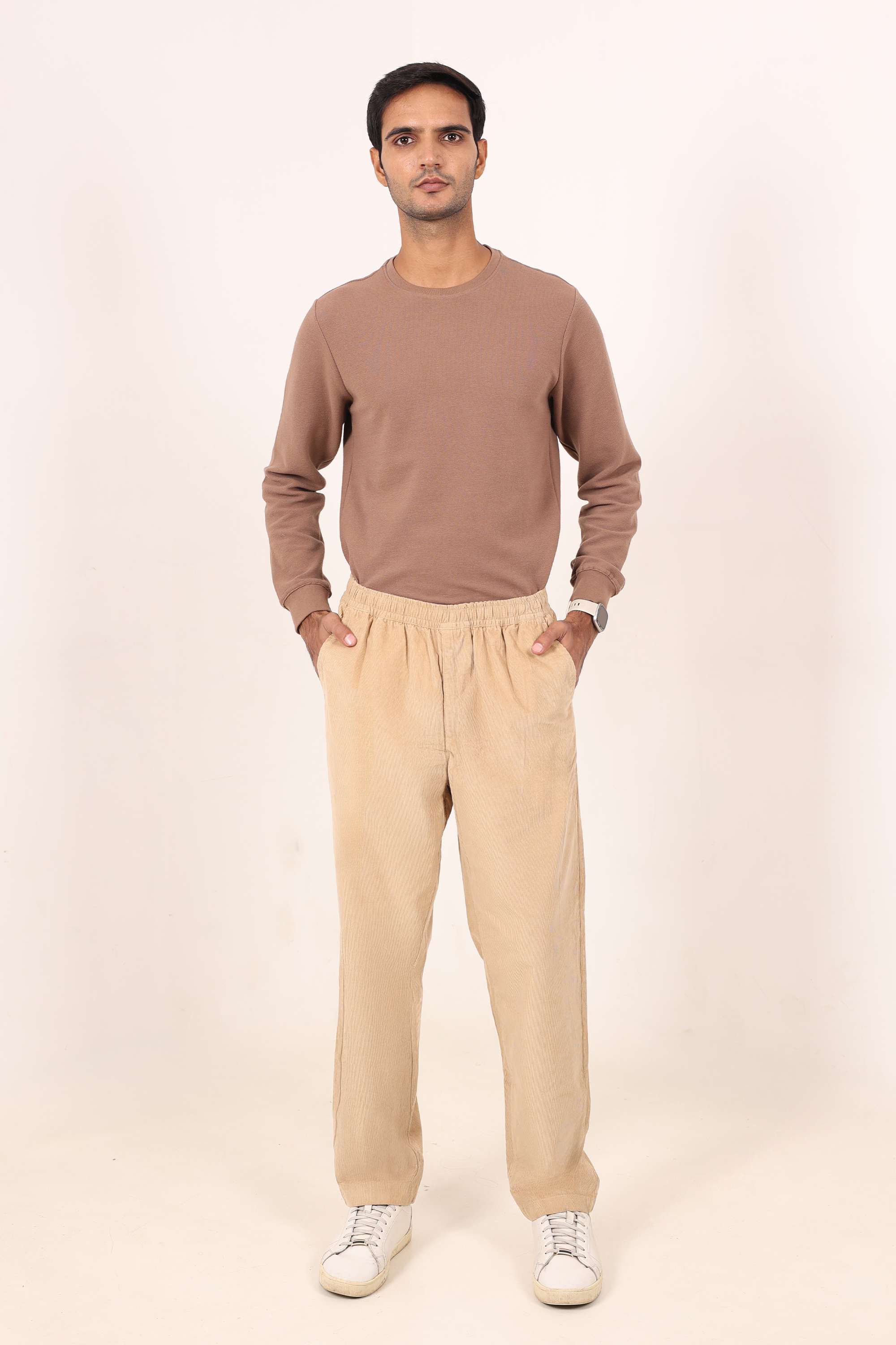 Solid-Cotton-Blend-Regular-Fit-Men-s-Trousers