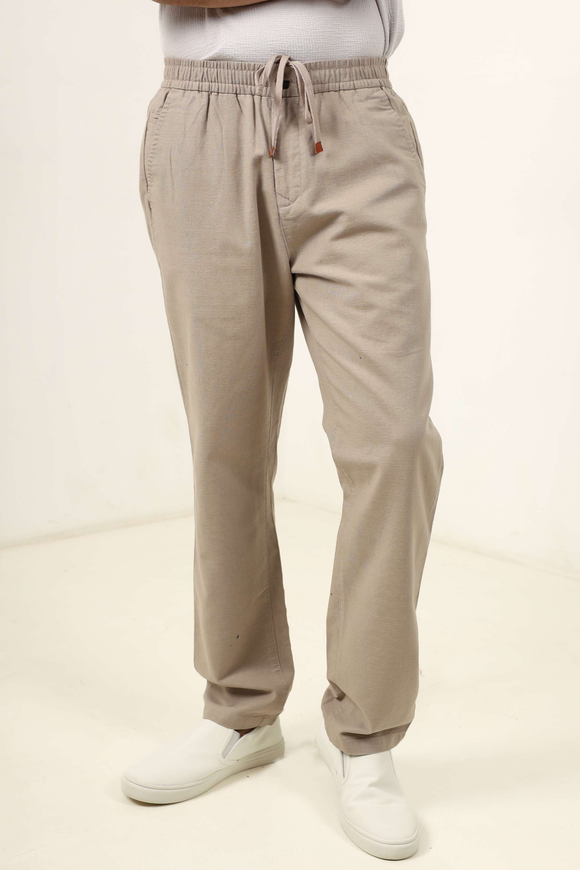 Solid-Cotton-Relaxed-Fit-Men-s-Trousers