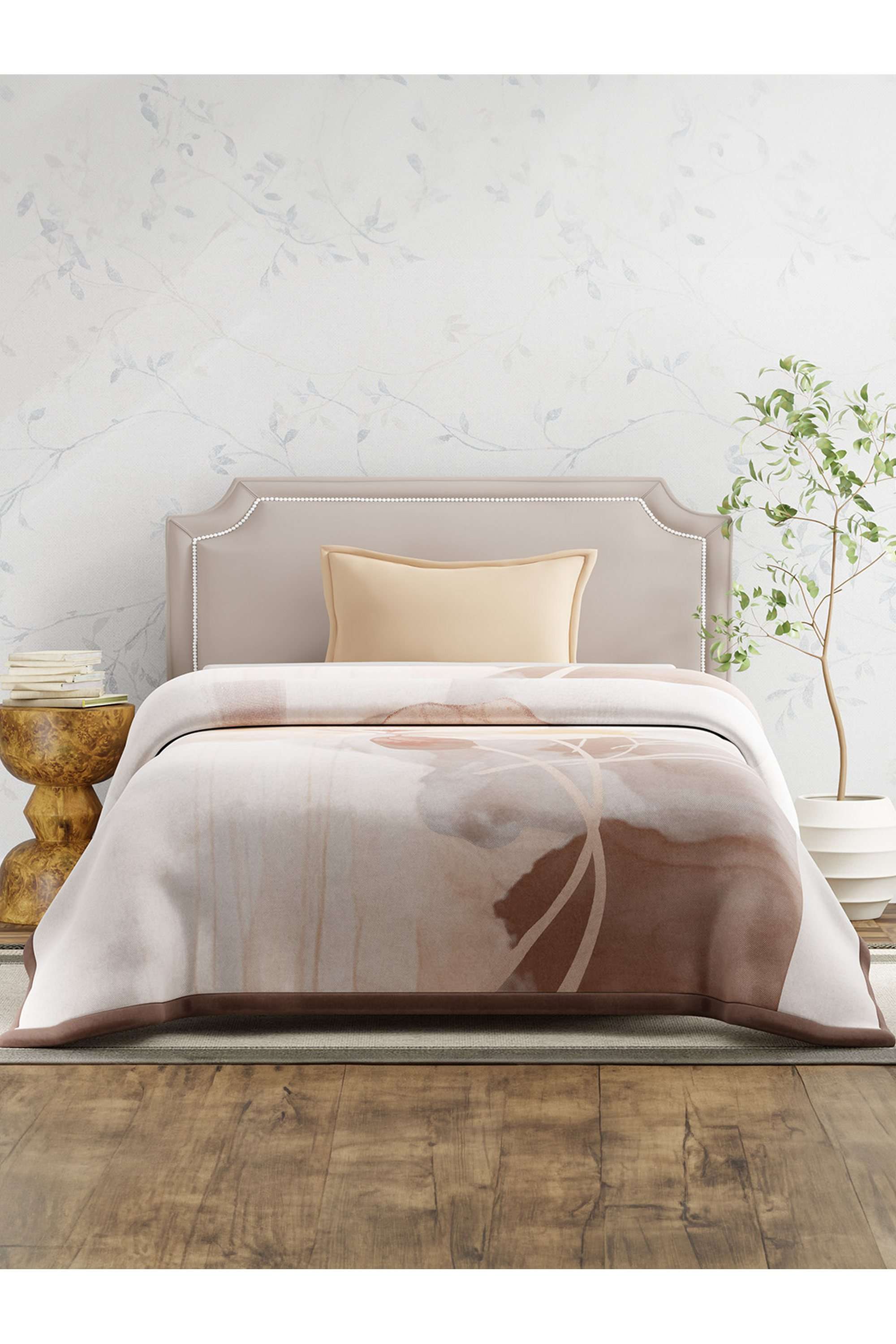 Gardenia-Augusta-725-GSM-Brown-Printed-Single-Blanket-(2.20-L-m-x-1.60-W-m)---Pack-of-1