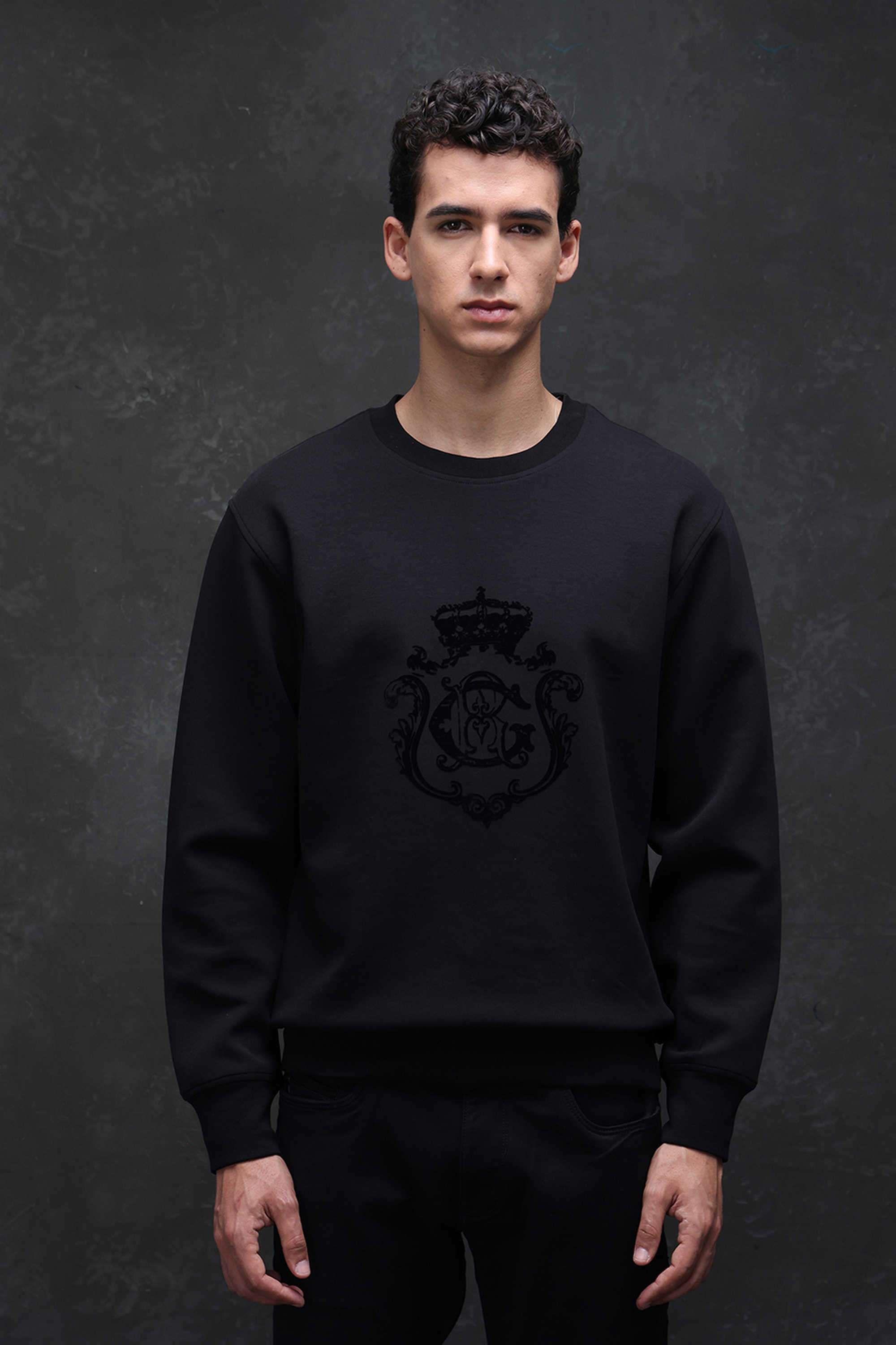 Solid-Cotton-Round-Neck-Men-s-Sweatshirt