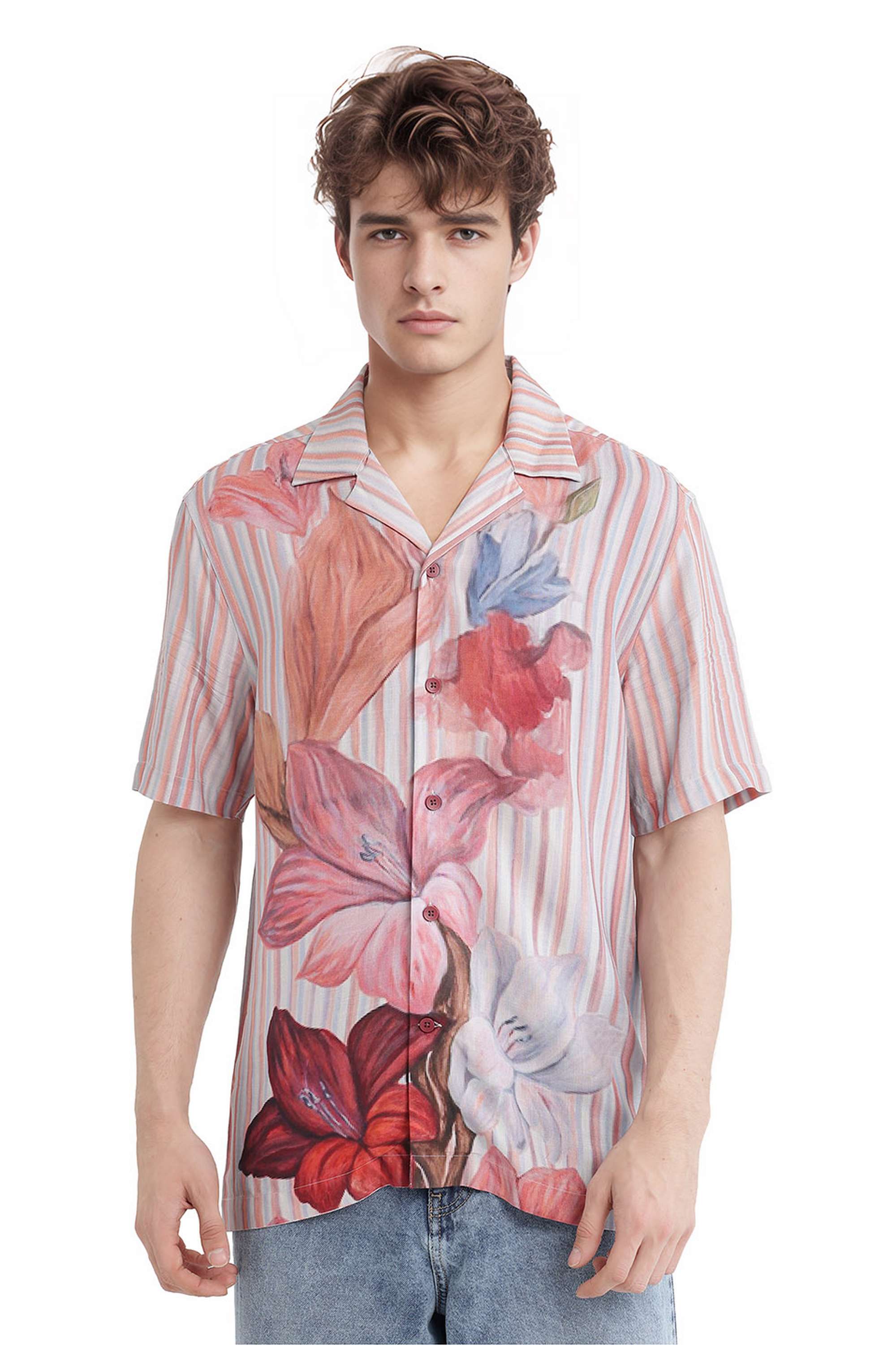 Solid-Cotton-Regular-Fit-Men-s-Casual-Shirt