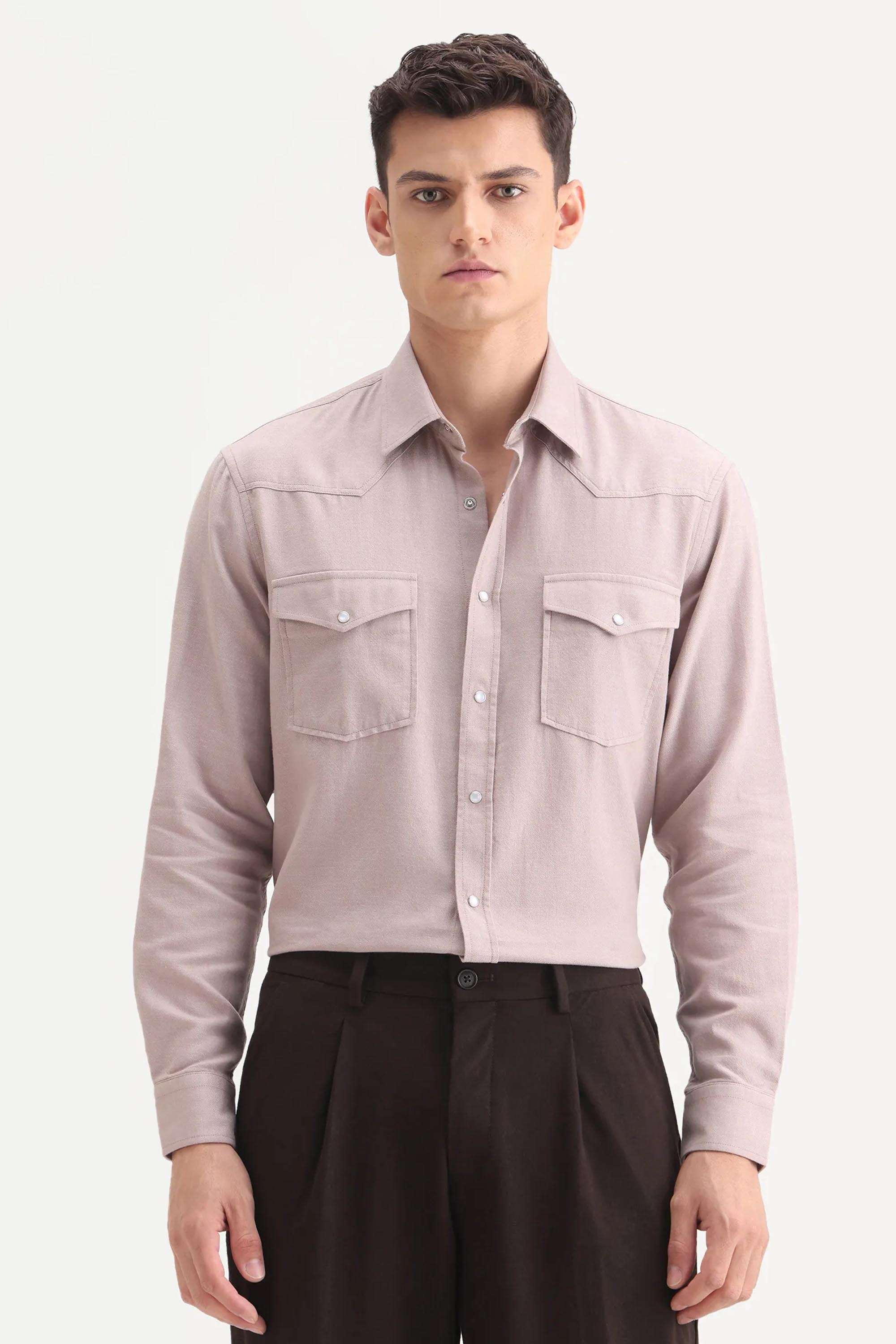 Solid-Cotton-Regular-Fit-Men-Formal-Wear-Shirt