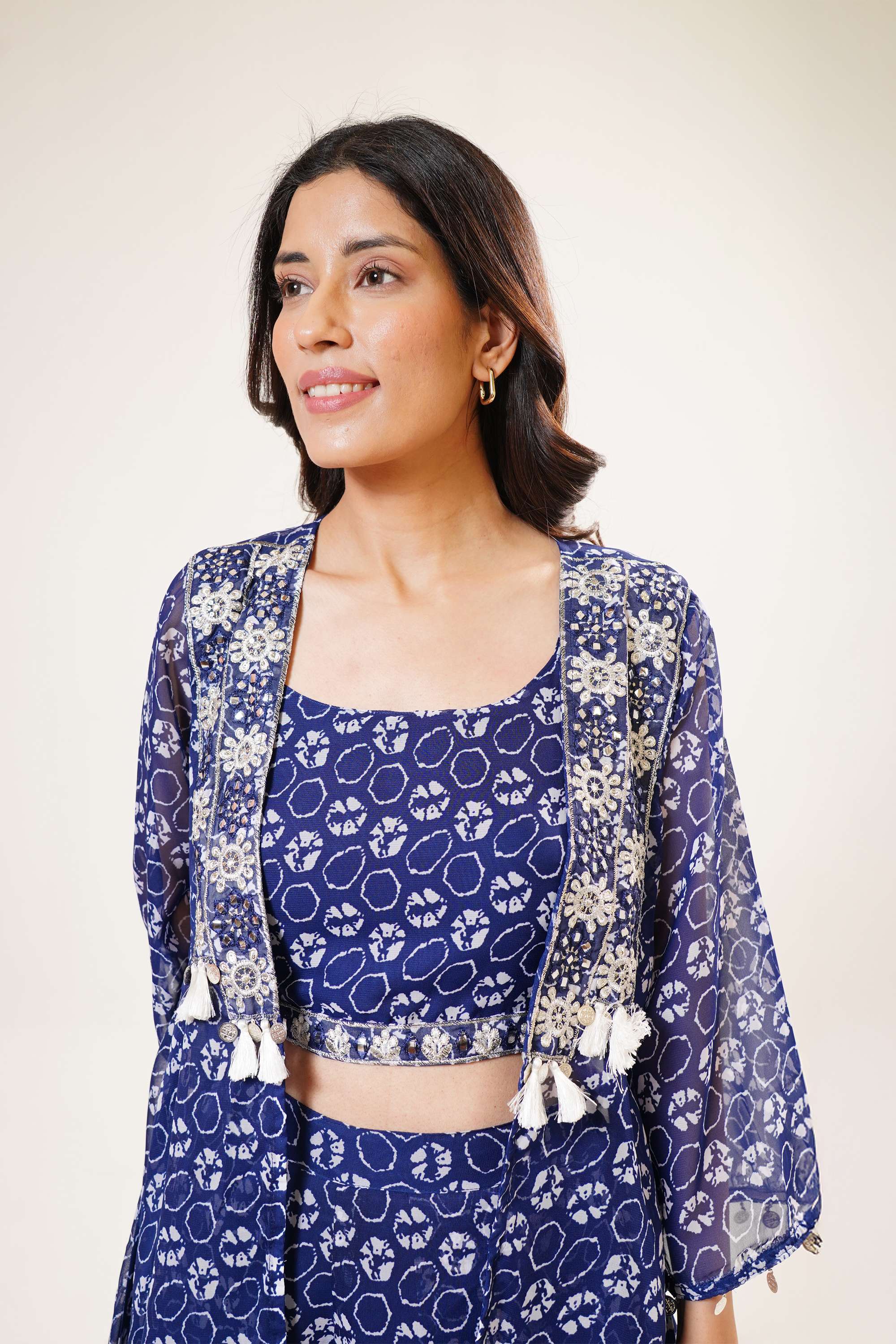 Printed-Georgette-Square-Neck-Women-s-Casual-Wear-Co-Ord-Set