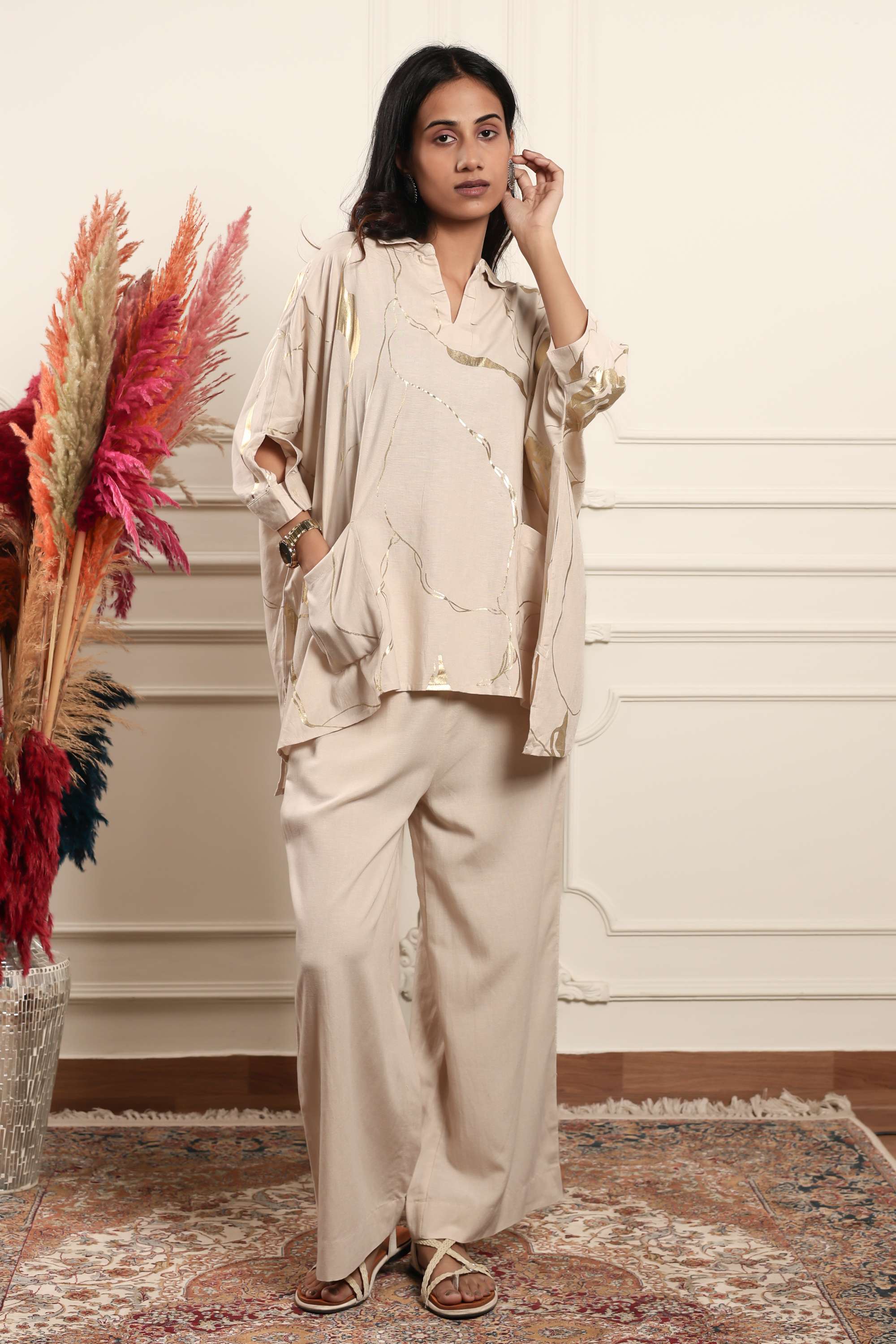 Printed-Rayon-Collared-Women-s-Tunic