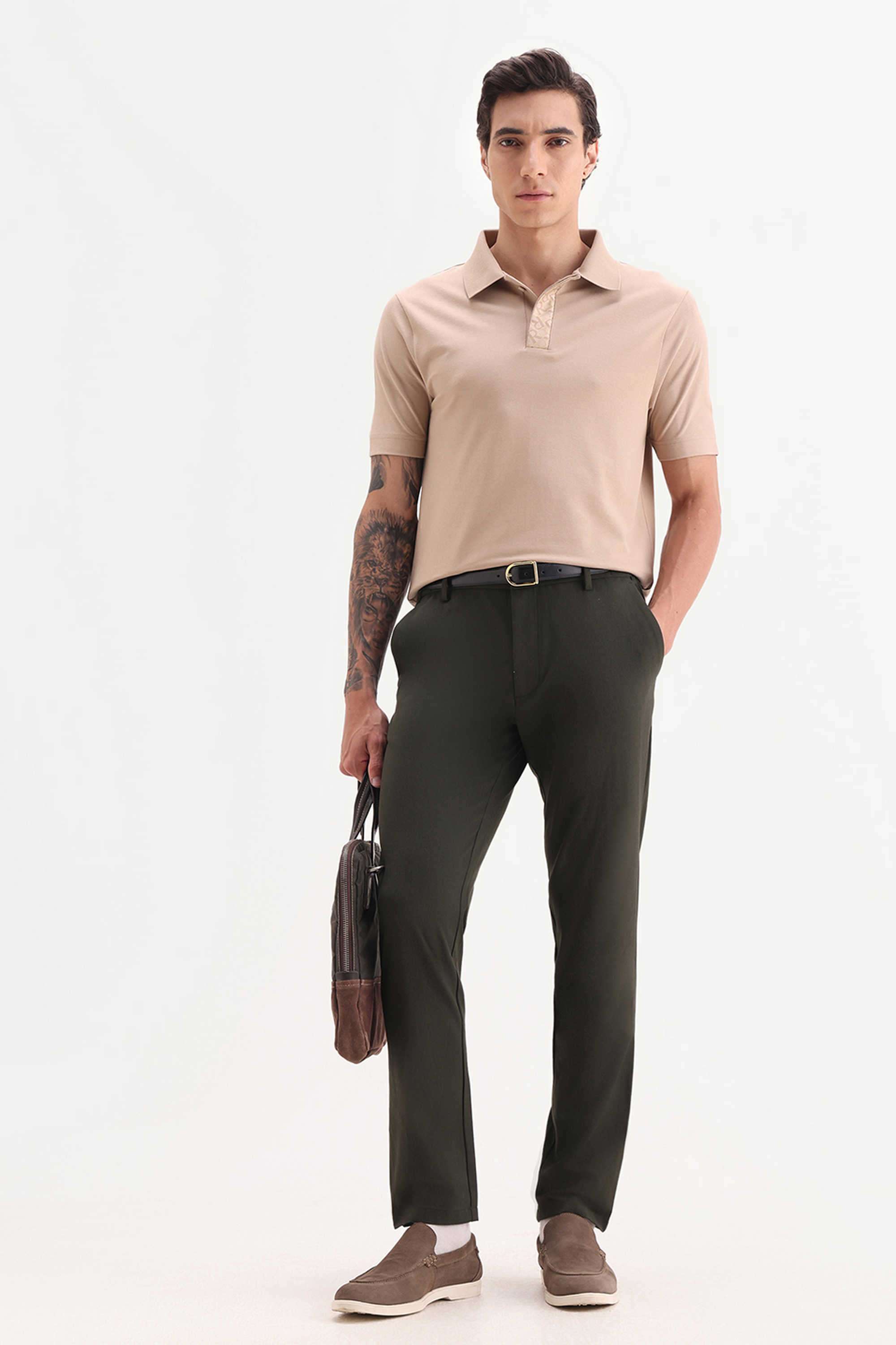 Solid-Cotton-Regular-Fit-Men-Polo-T-Shirt