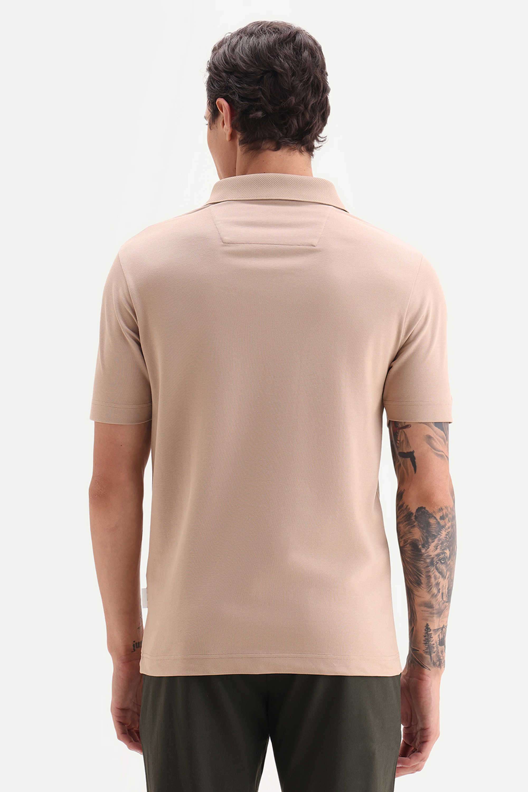 Solid-Cotton-Regular-Fit-Men-Polo-T-Shirt