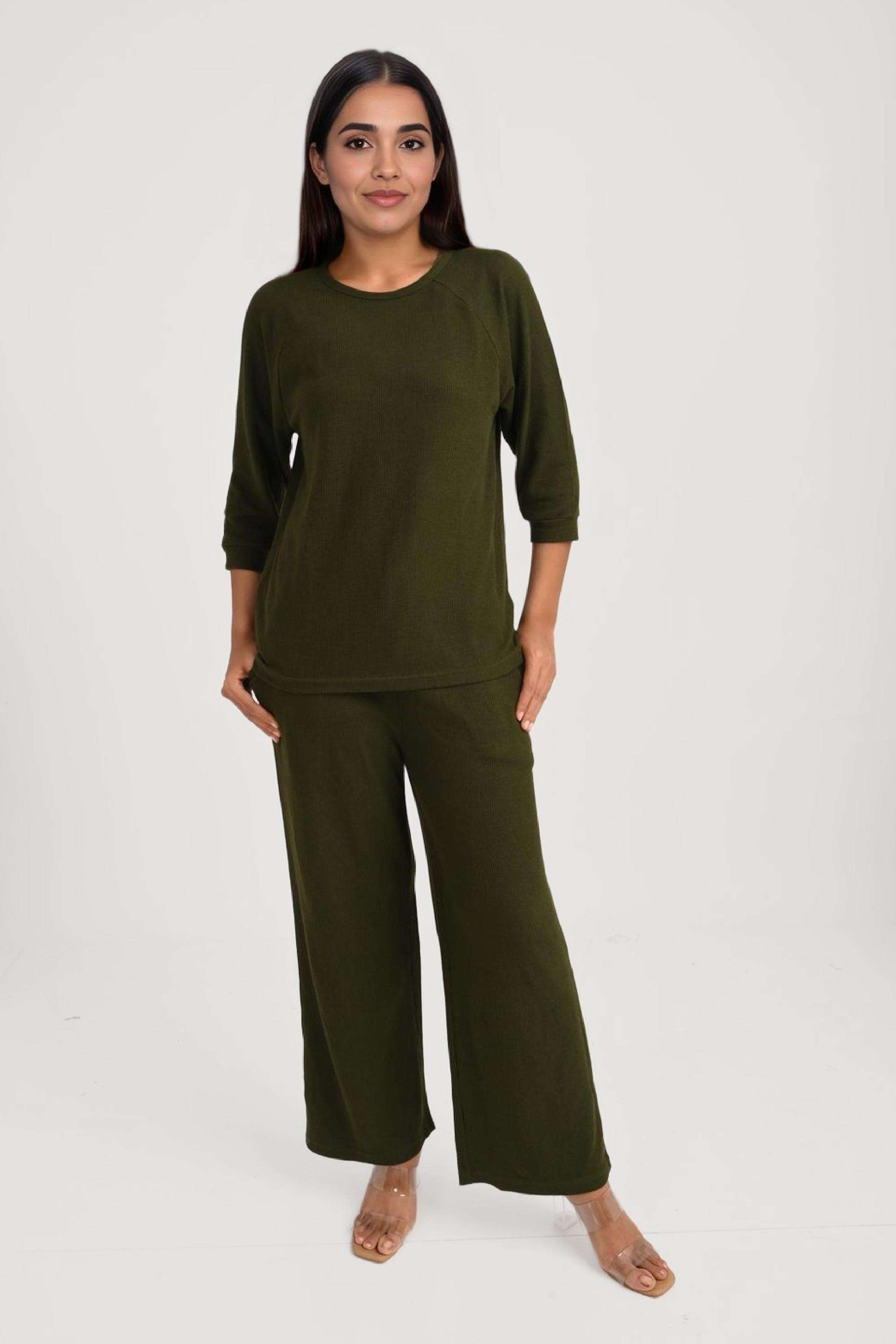 Blended-Fabric-Regular-Fit-Women-Nightsuit