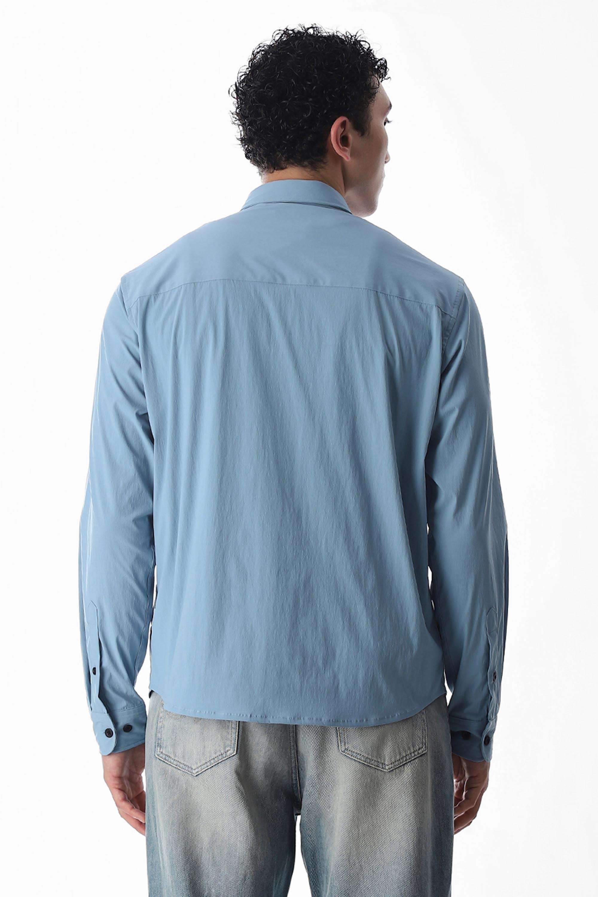 Printed-Nylon-Regular-Fit-Men-s-Casual-Shirt