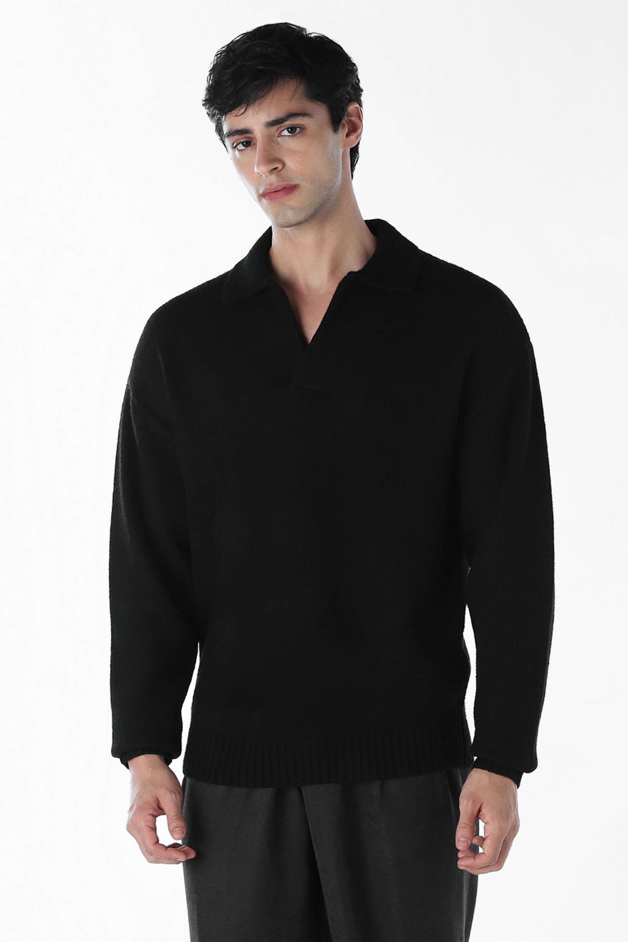 Solid-Polyester-Regular-Fit-Men-Polo-T-Shirt