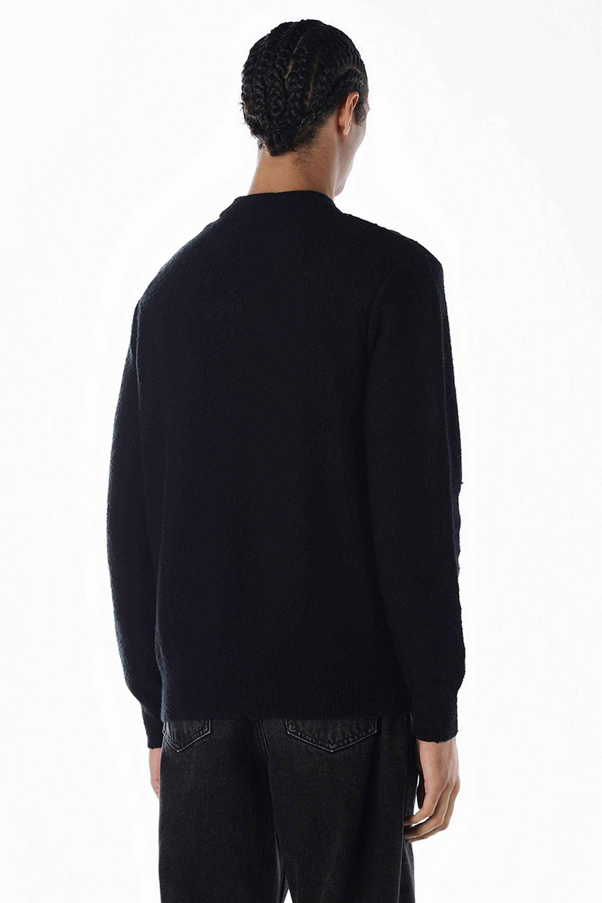 Solid-Cotton-Regular-Fit-Men-s-Sweater