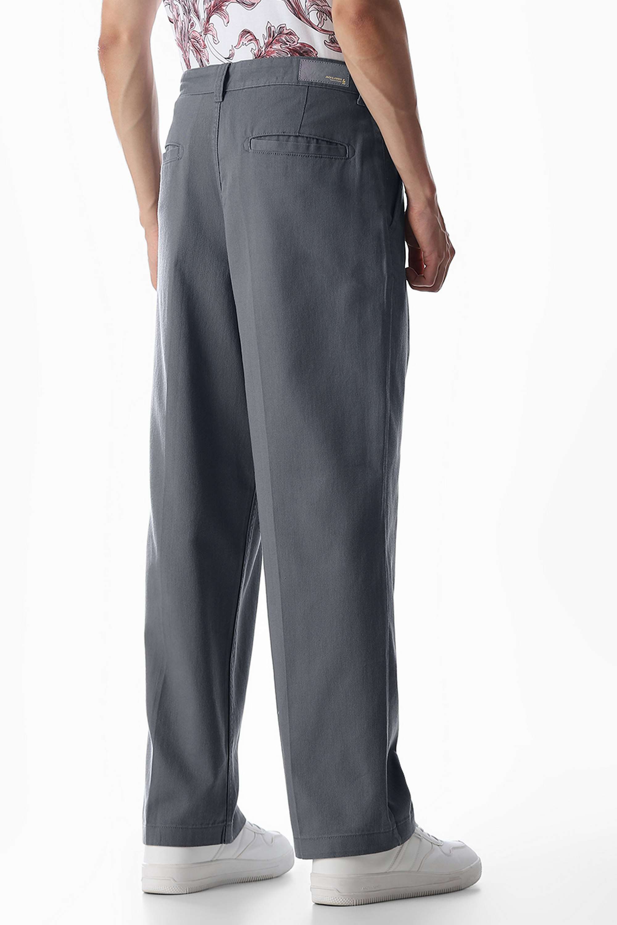 Solid-Cotton-Regular-Fit-Men-s-Trousers