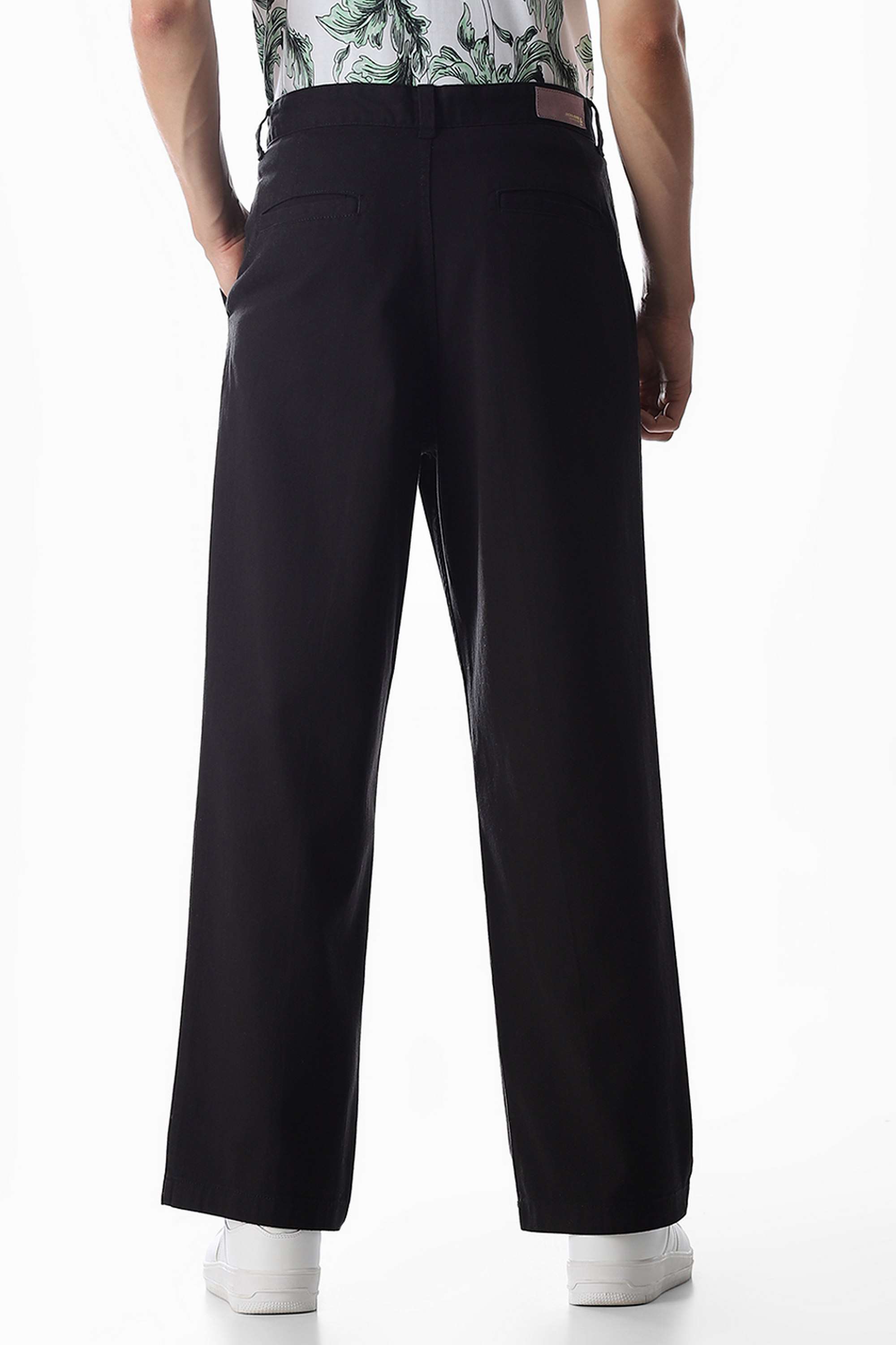 Solid-Cotton-Regular-Fit-Men-s-Trousers