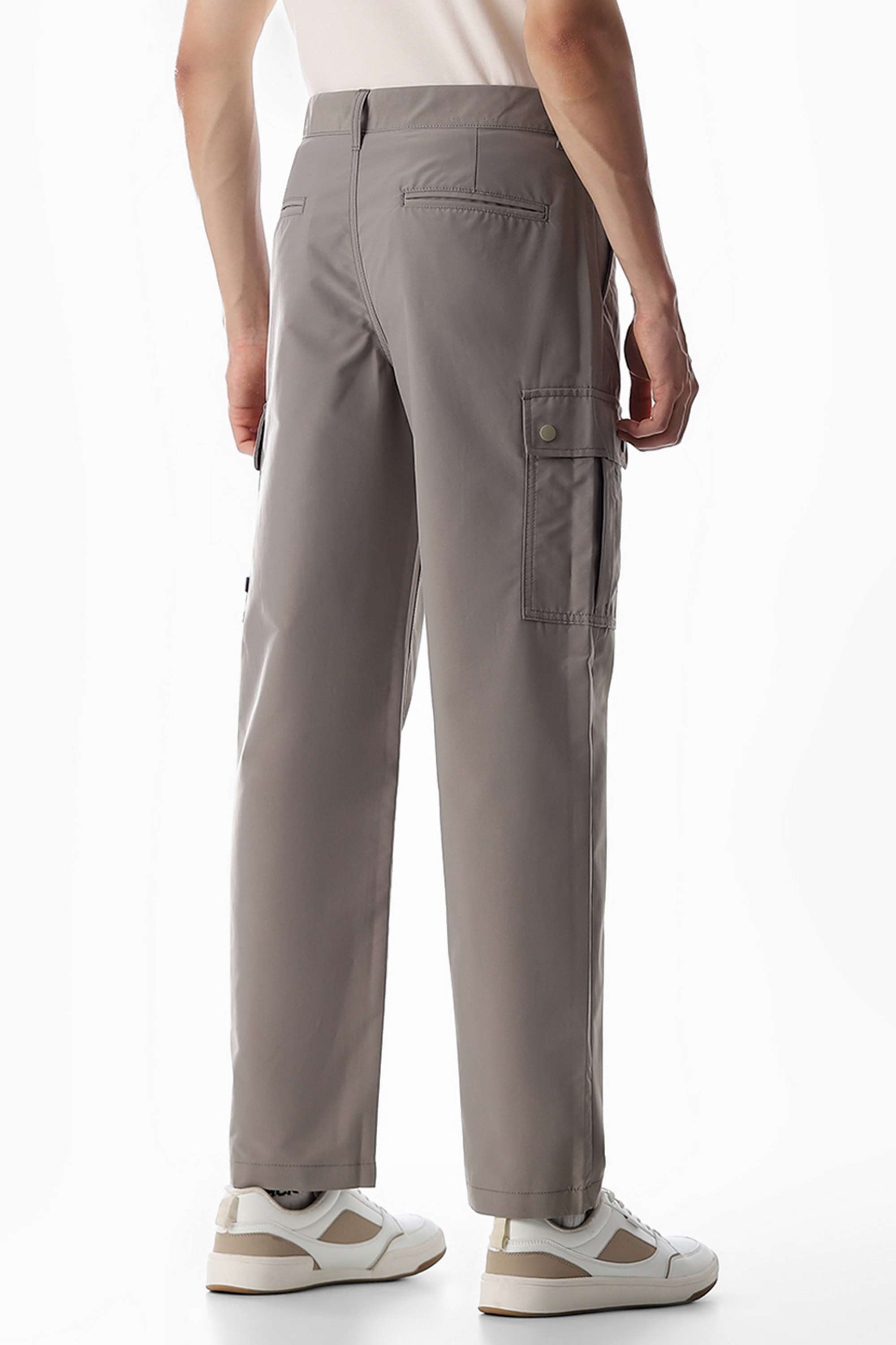 Solid-Polyester-Slim-Fit-Men-s-Trousers