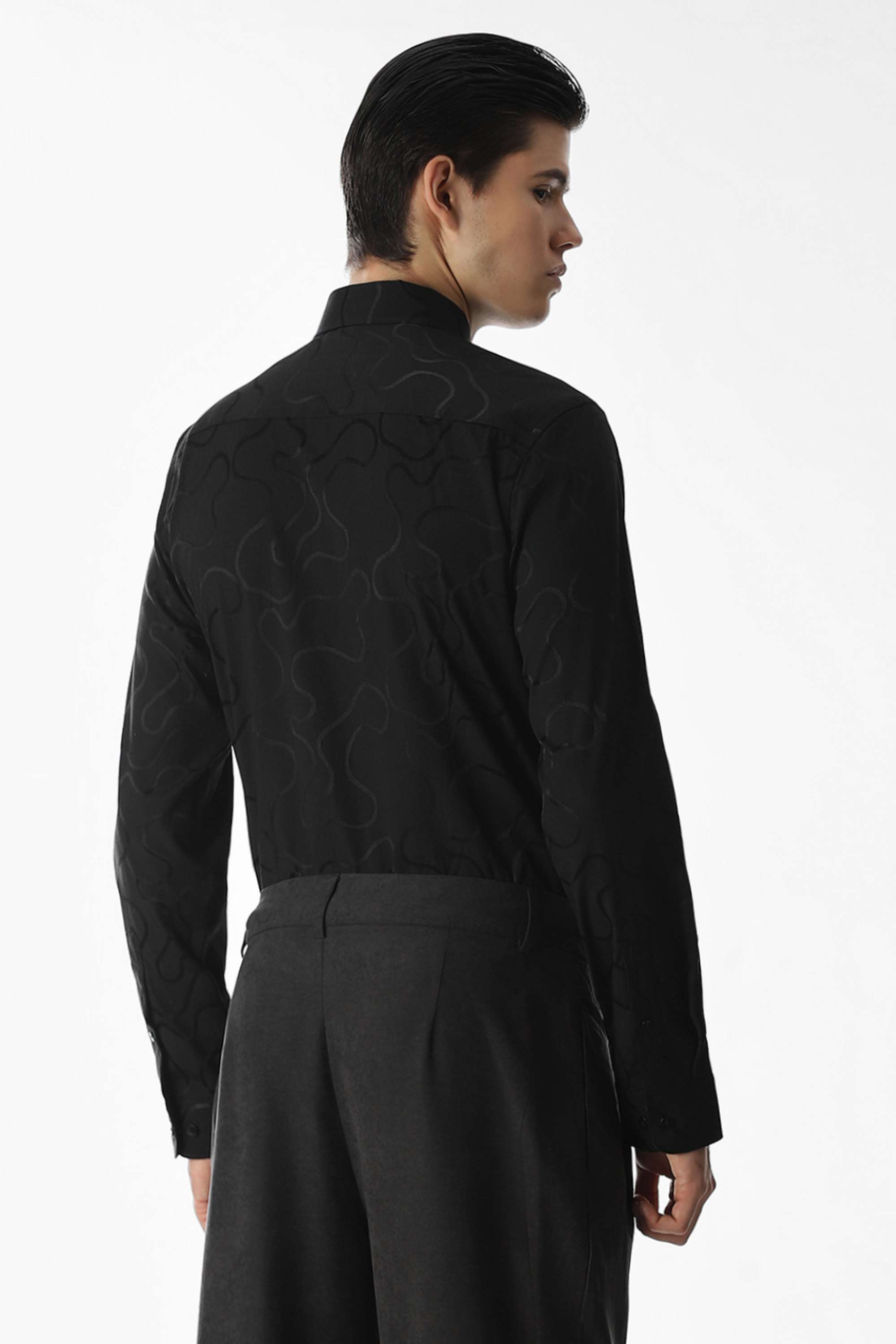 Solid-Cotton-Slim-Fit-Men-s-Shirt