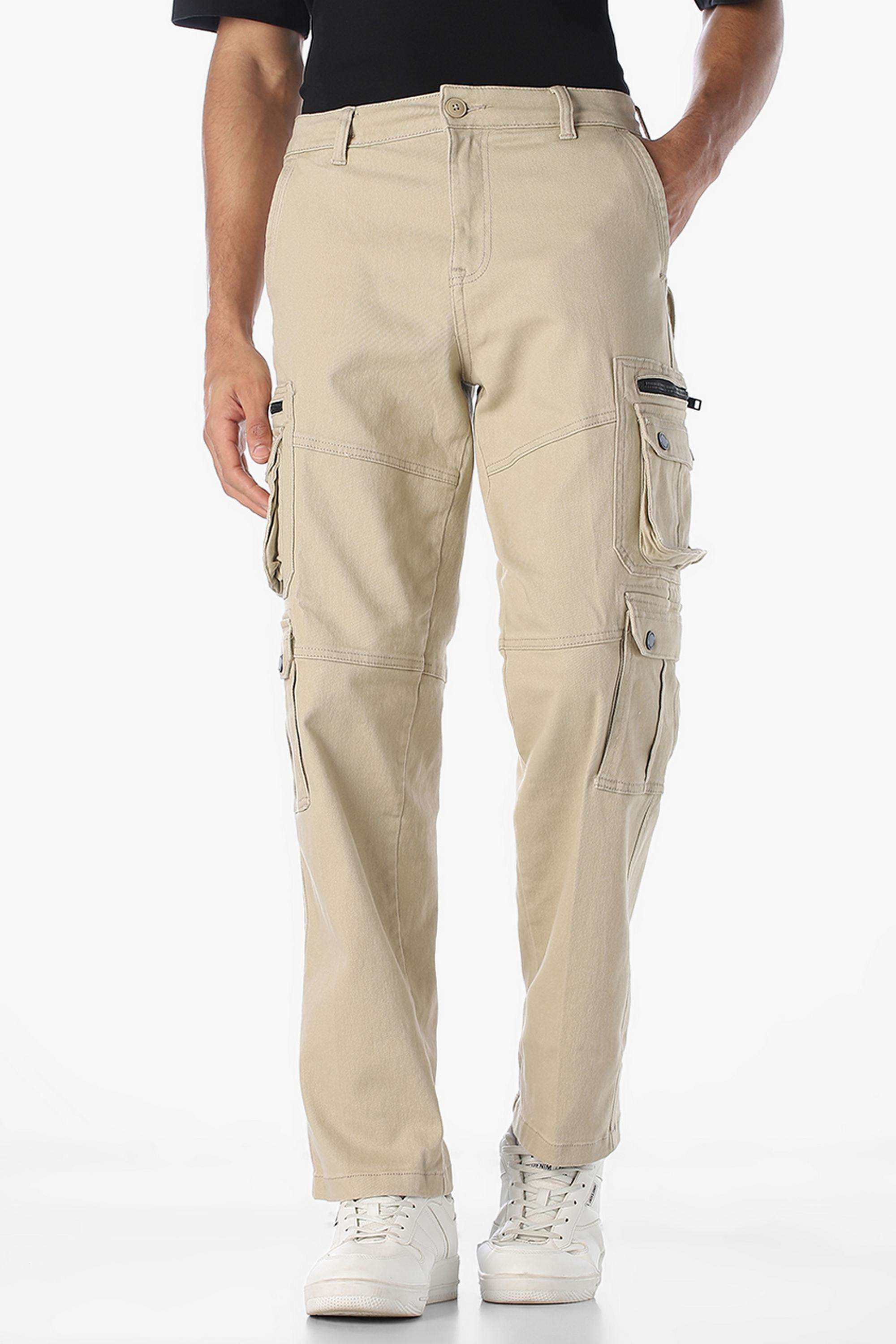 Solid-Cotton-Regular-Fit-Men-s-Trousers