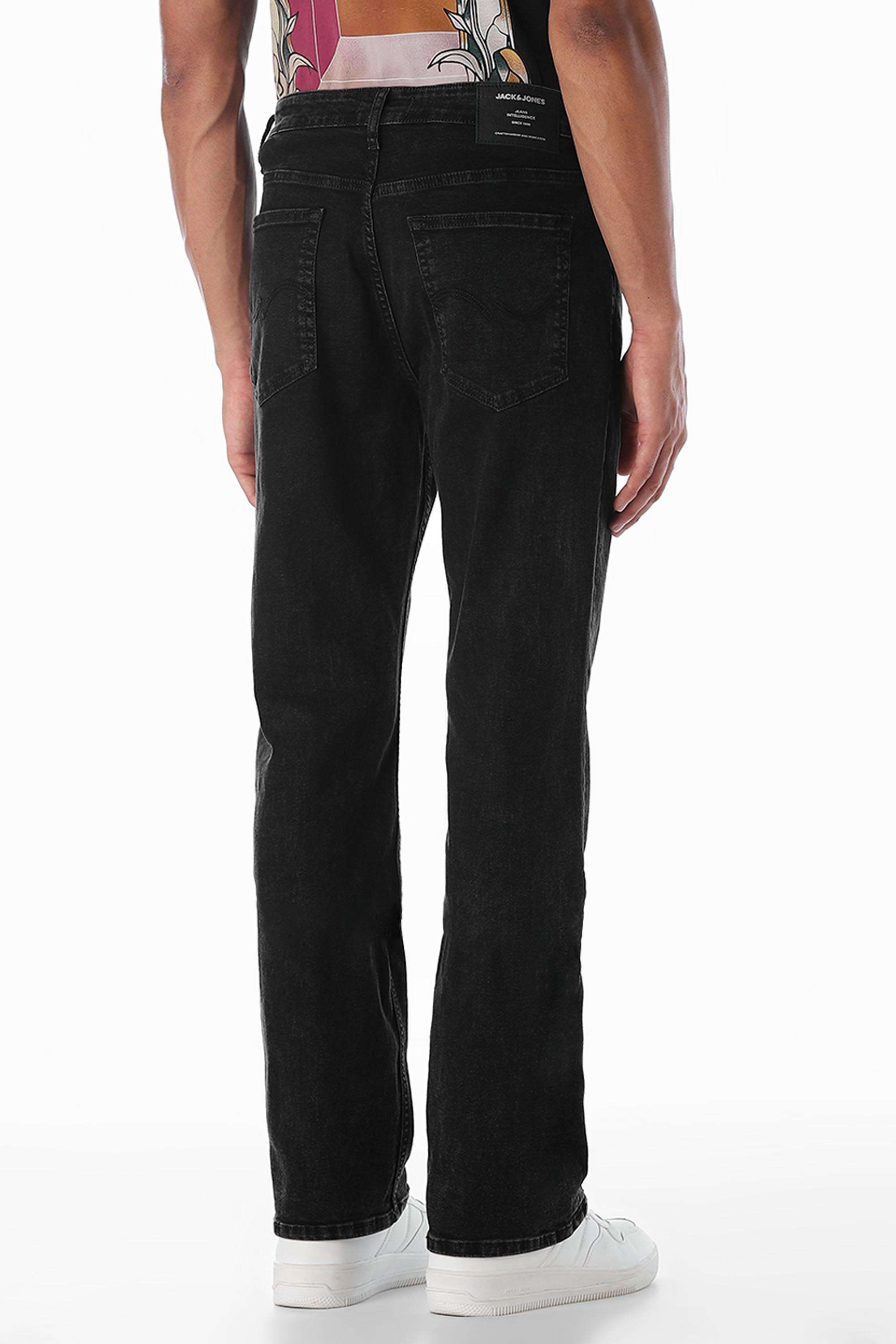 Solid-Cotton-Bootcut-Fit-Men-s-Jeans