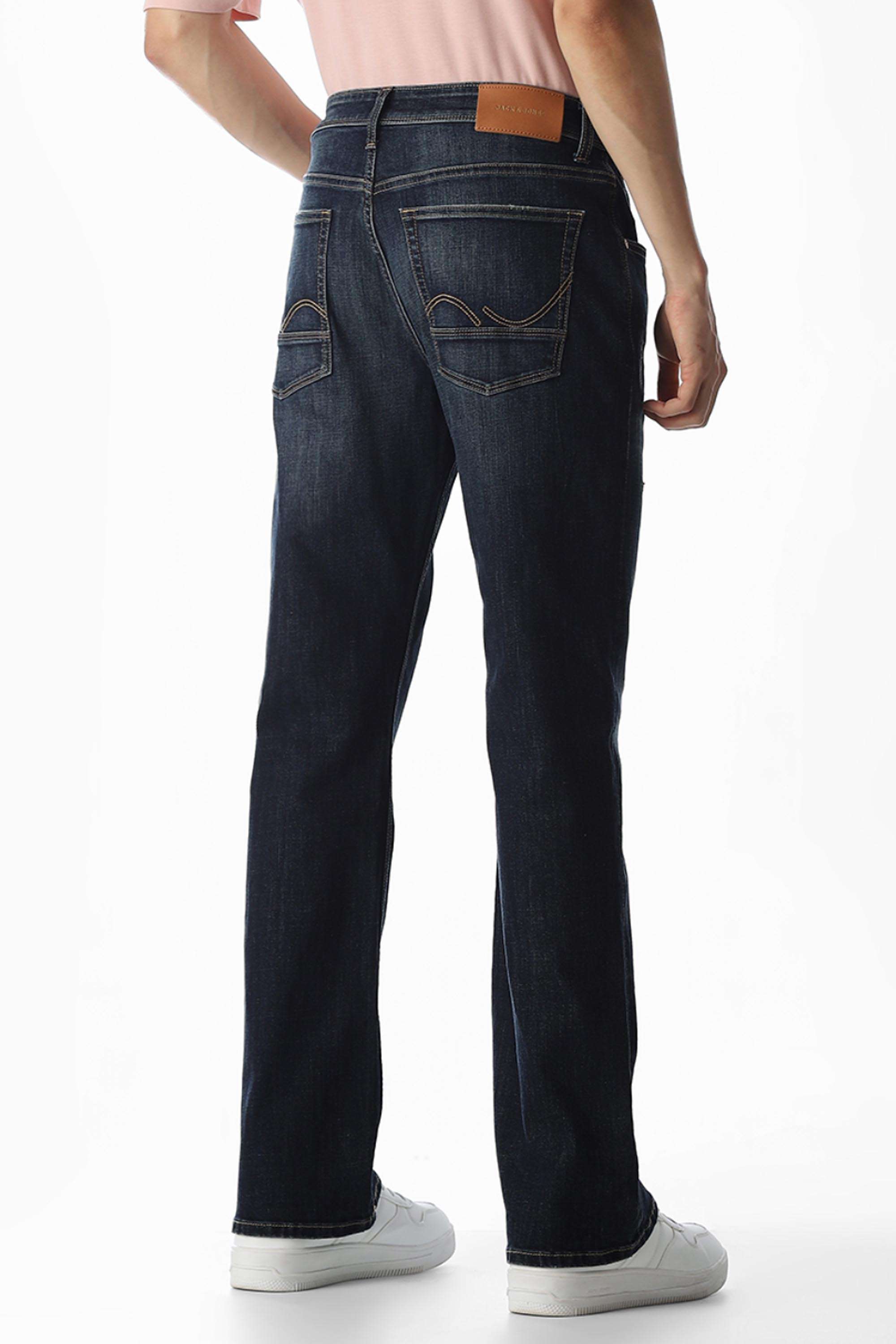 Light-Wash-Cotton-Bootcut-Fit-Men-s-Jeans