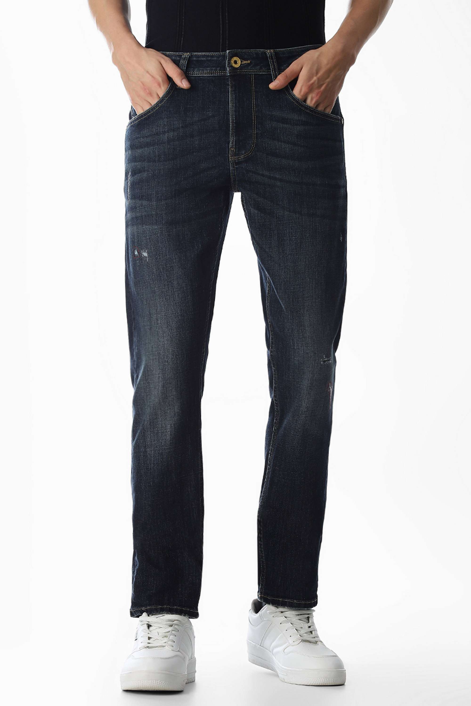 Light-Wash-Cotton-Slim-Fit-Men-s-Jeans