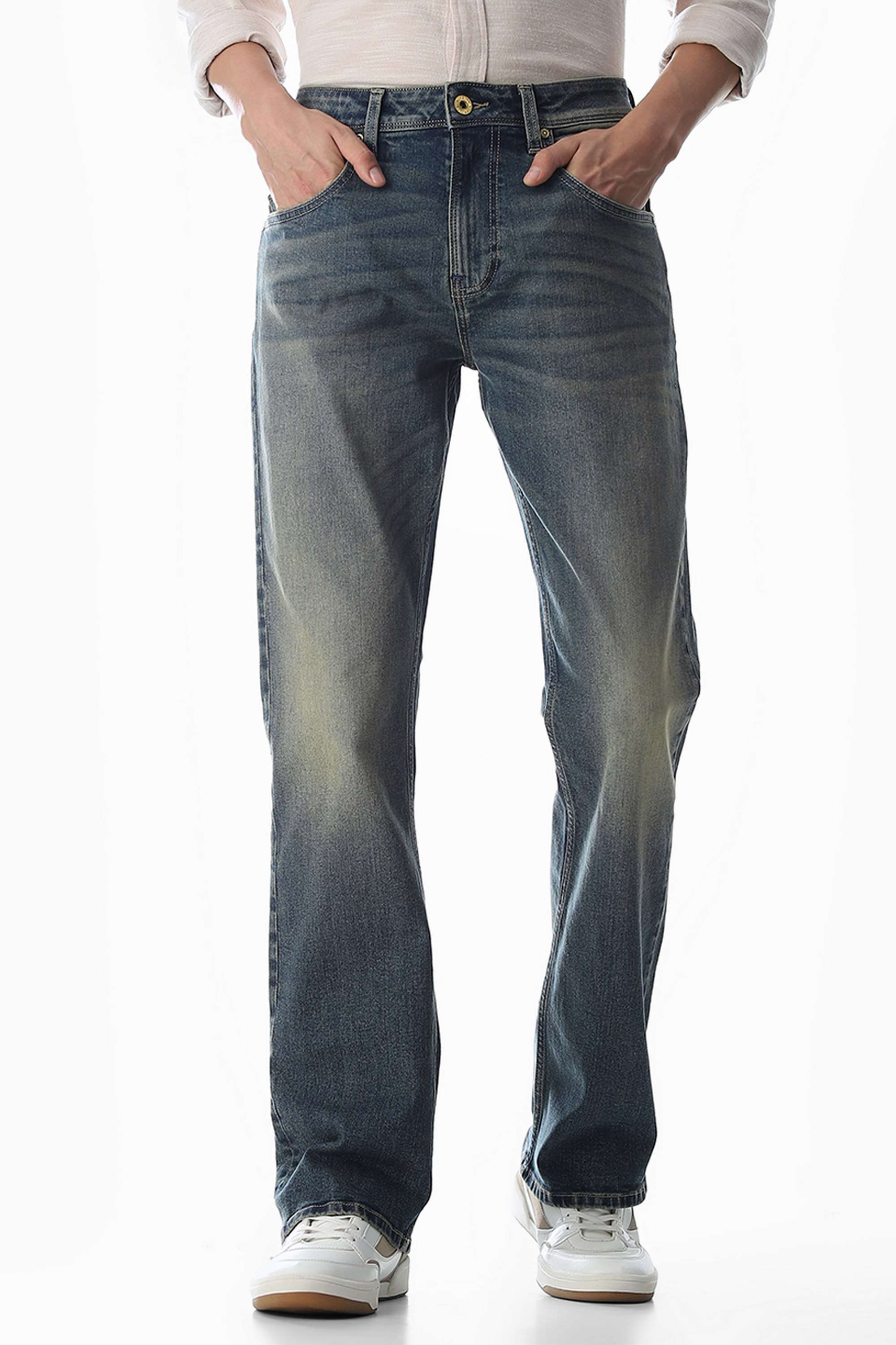 Low-Rise-Cotton-Bootcut-Men-s-Jeans