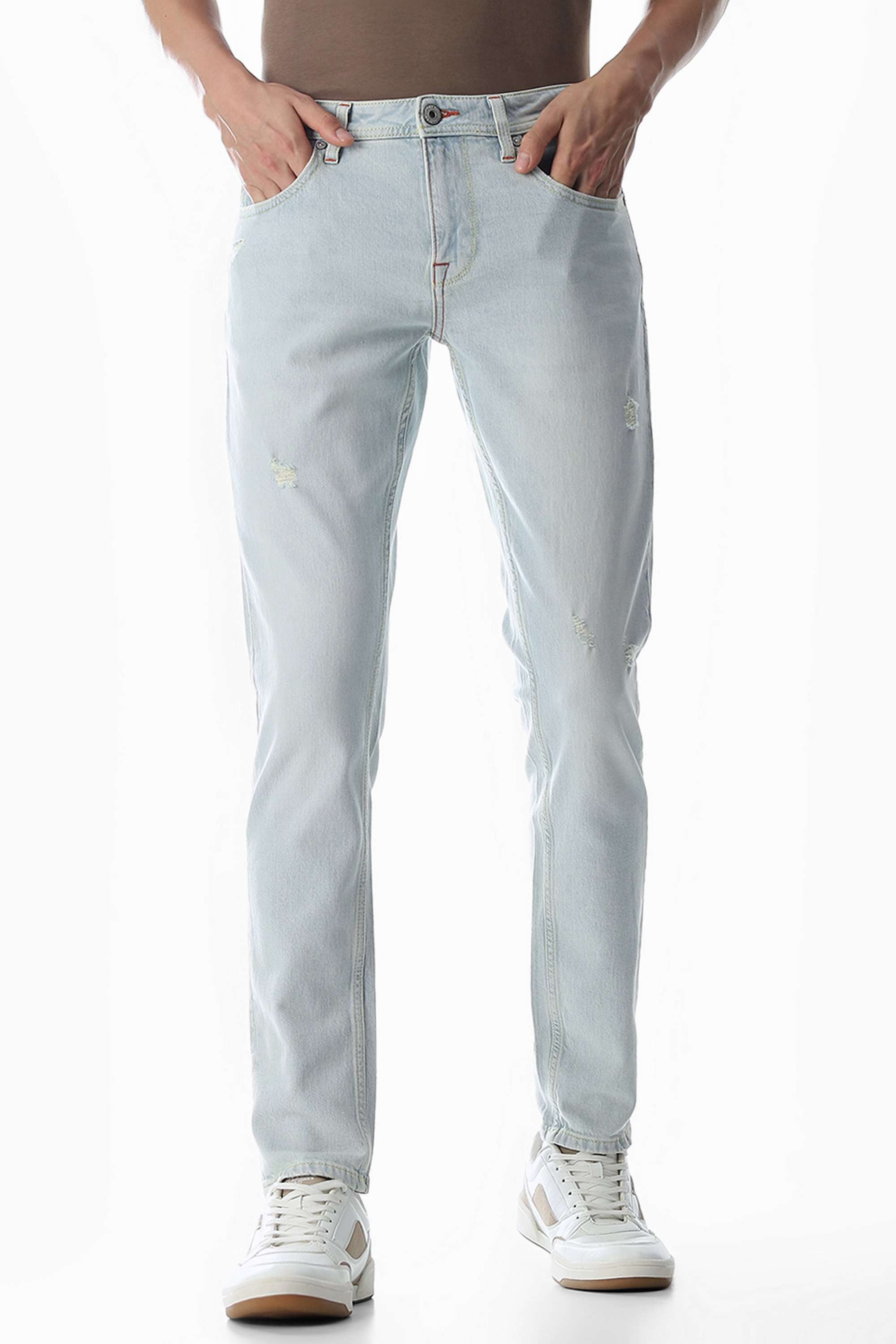 Light-Wash-Cotton-Slim-Fit-Men-s-Jeans
