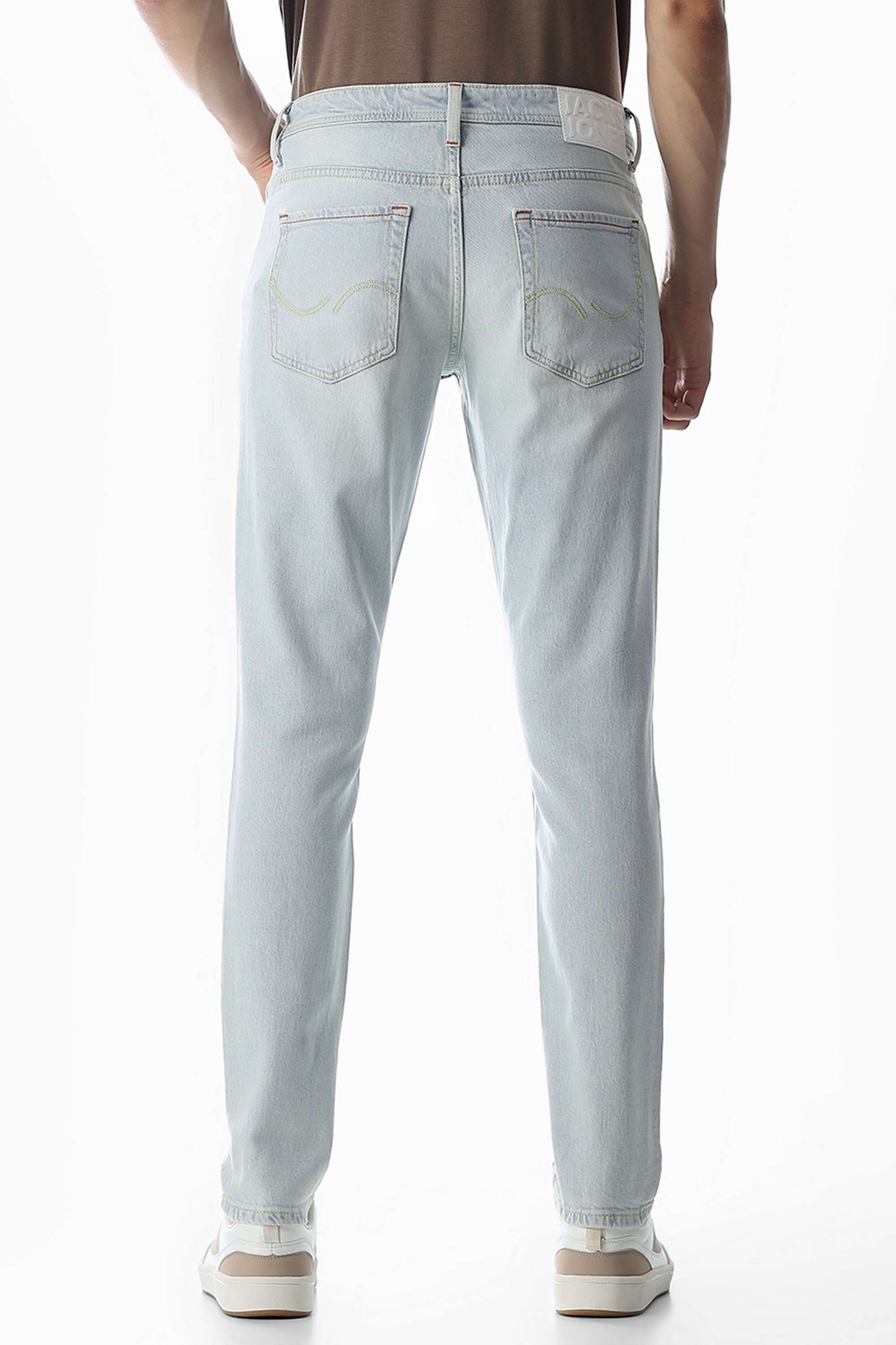 Light-Wash-Cotton-Slim-Fit-Men-s-Jeans