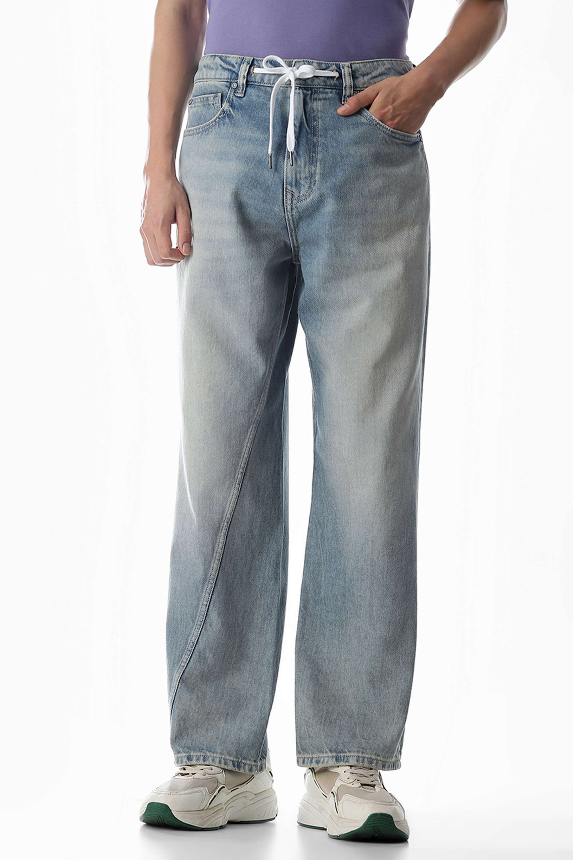 Light-Wash-Cotton-Regular-Fit-Men-s-Jeans