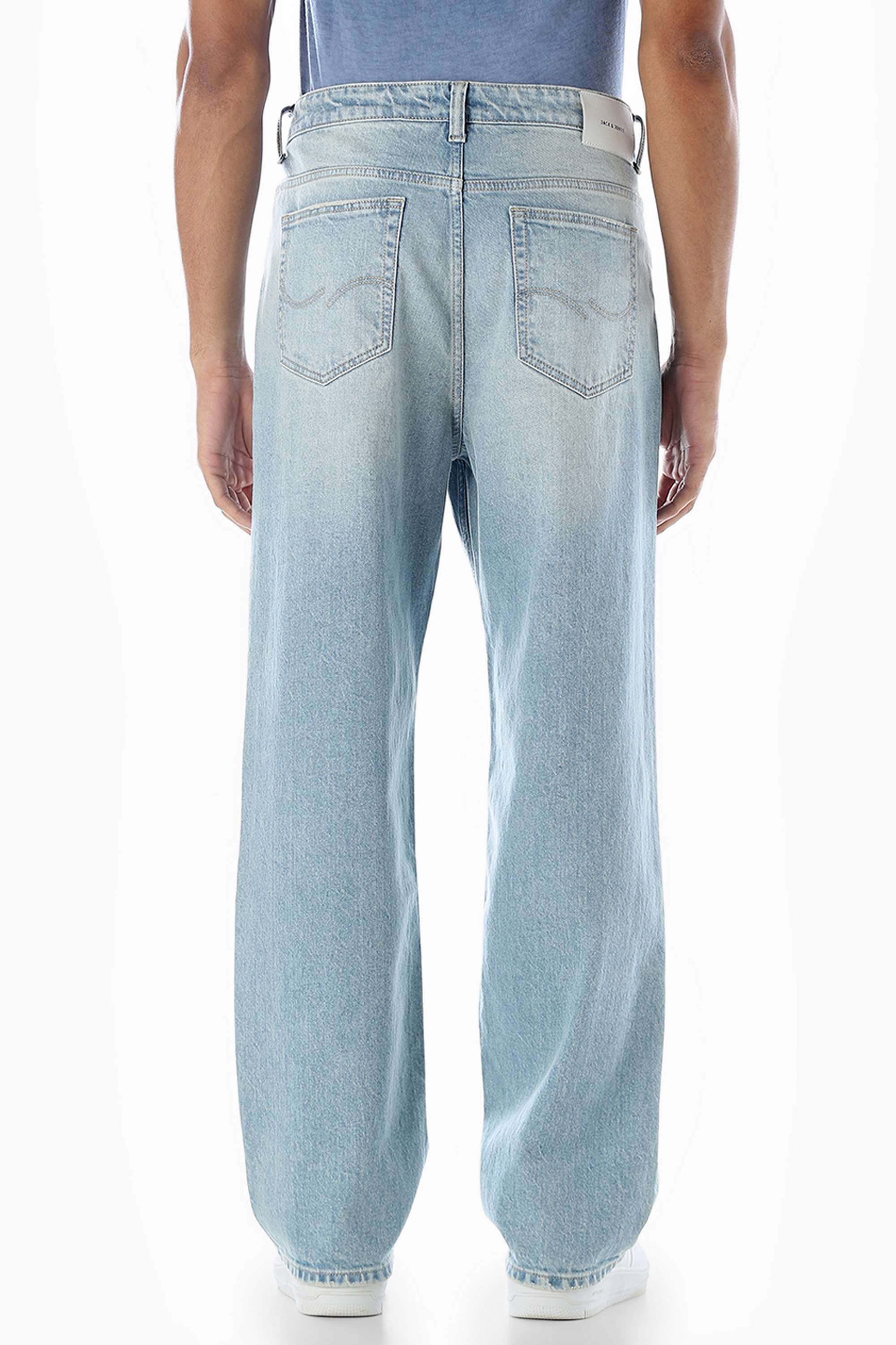 Light-Wash-Cotton-Regular-Fit-Men-s-Jeans