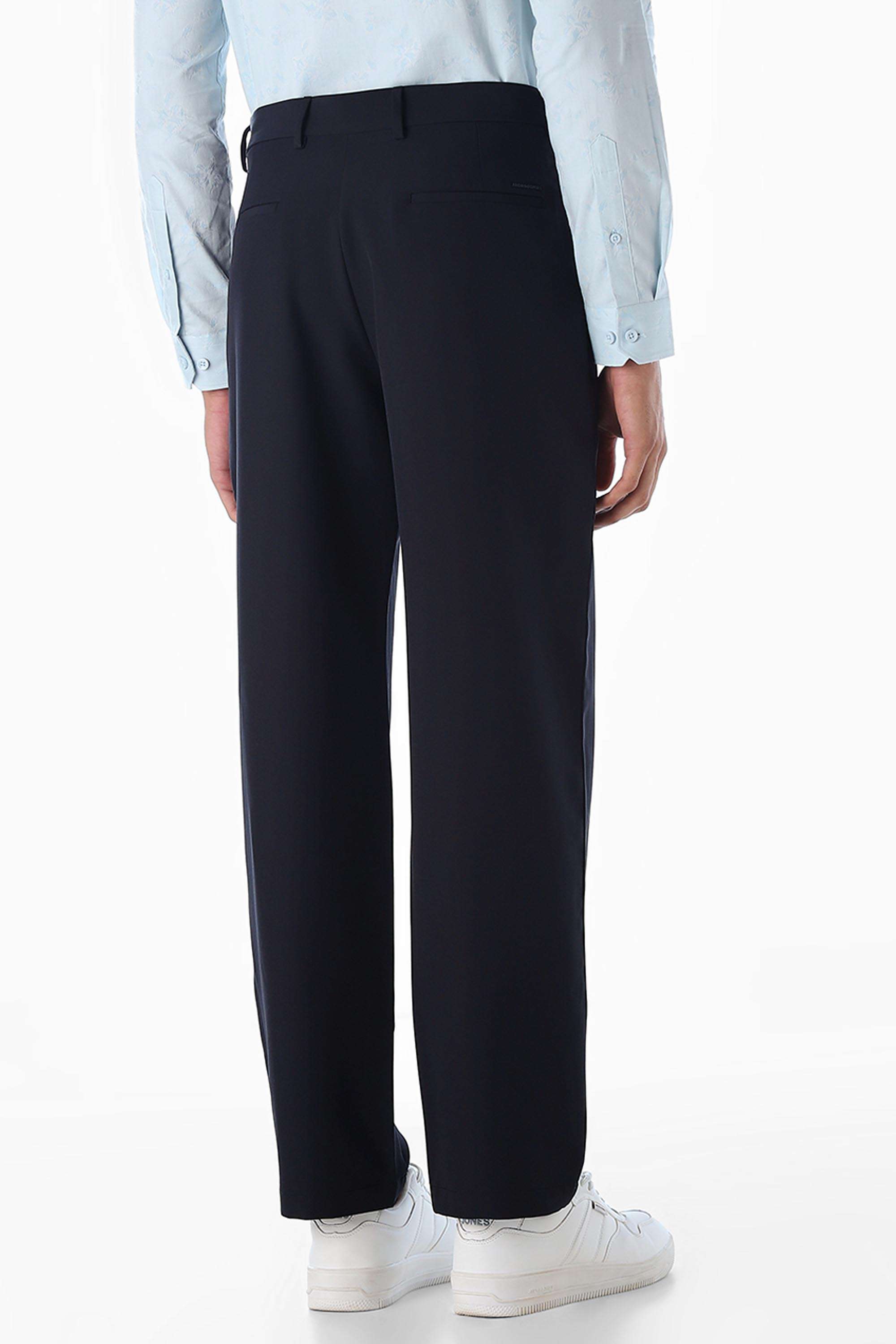 Solid-Polyester-Regular-Fit-Men-s-Casual-Trousers