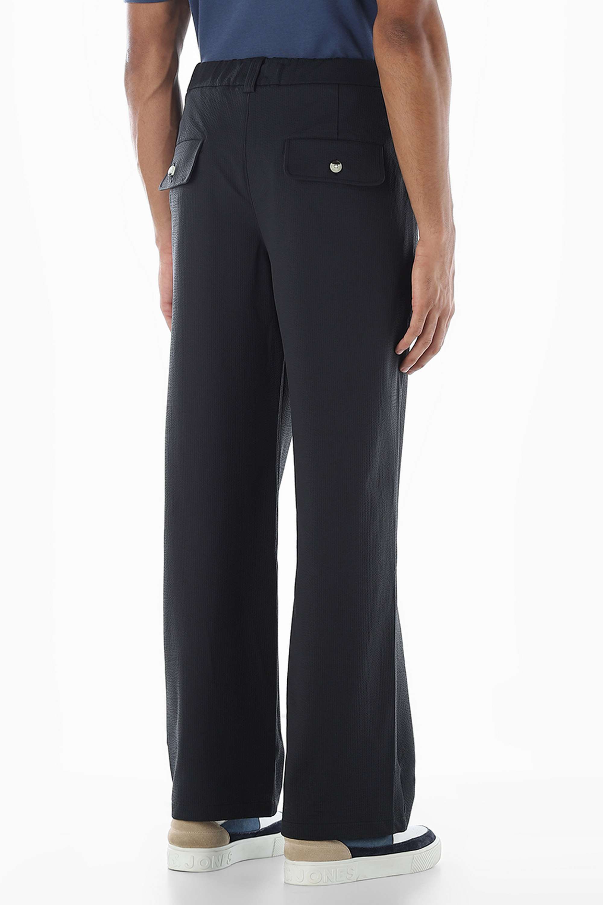 Textured-Regular-Fit-Polyester-Men-s-Casual-Wear-Trousers