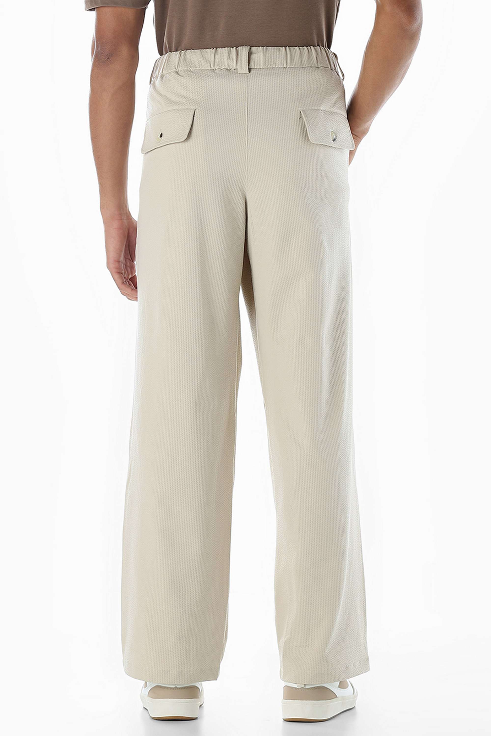 Textured-Regular-Fit-Polyester-Men-s-Casual-Wear-Trousers