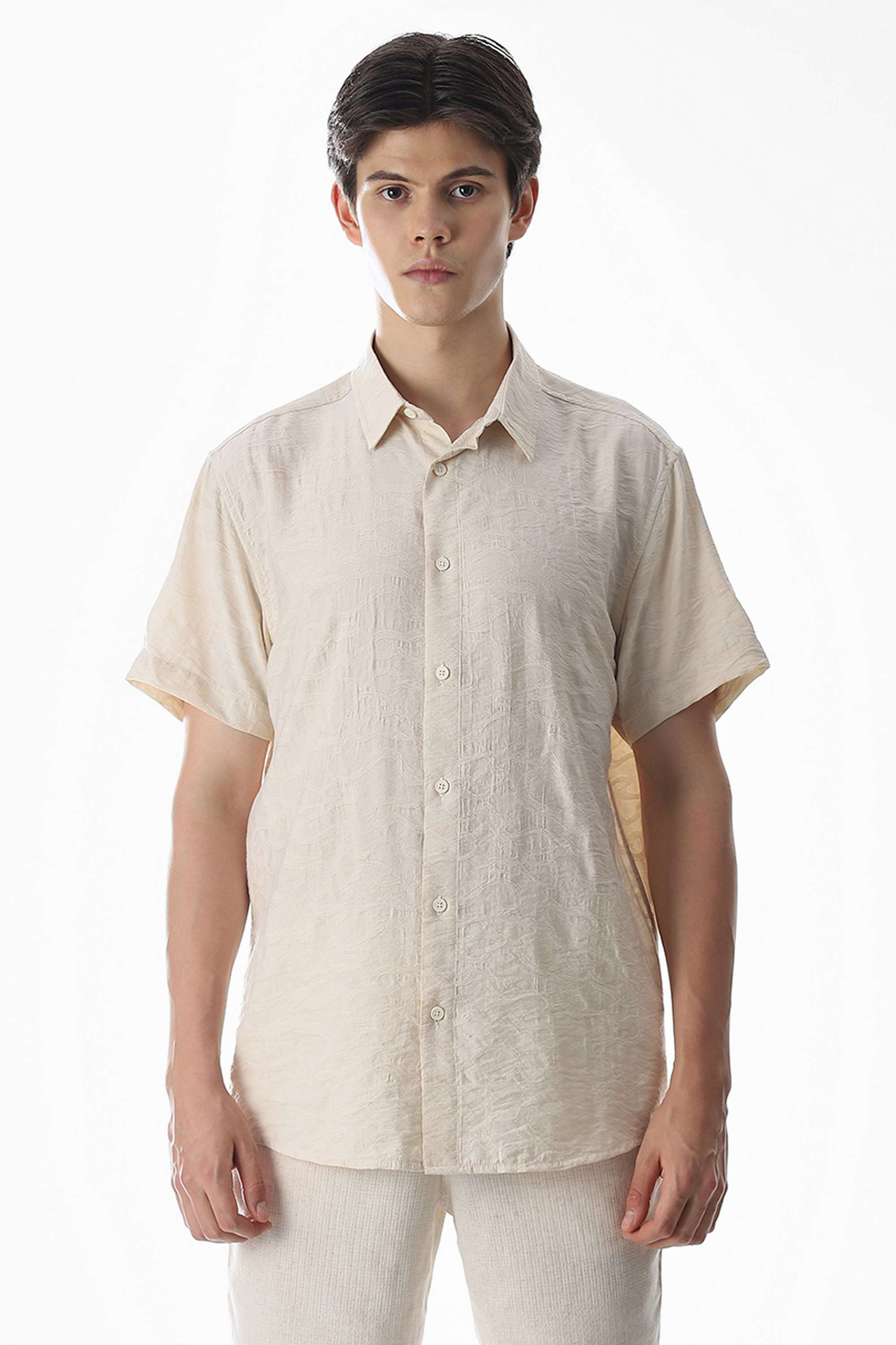 Solid-Viscose-Regular-Fit-Men-s-Shirt