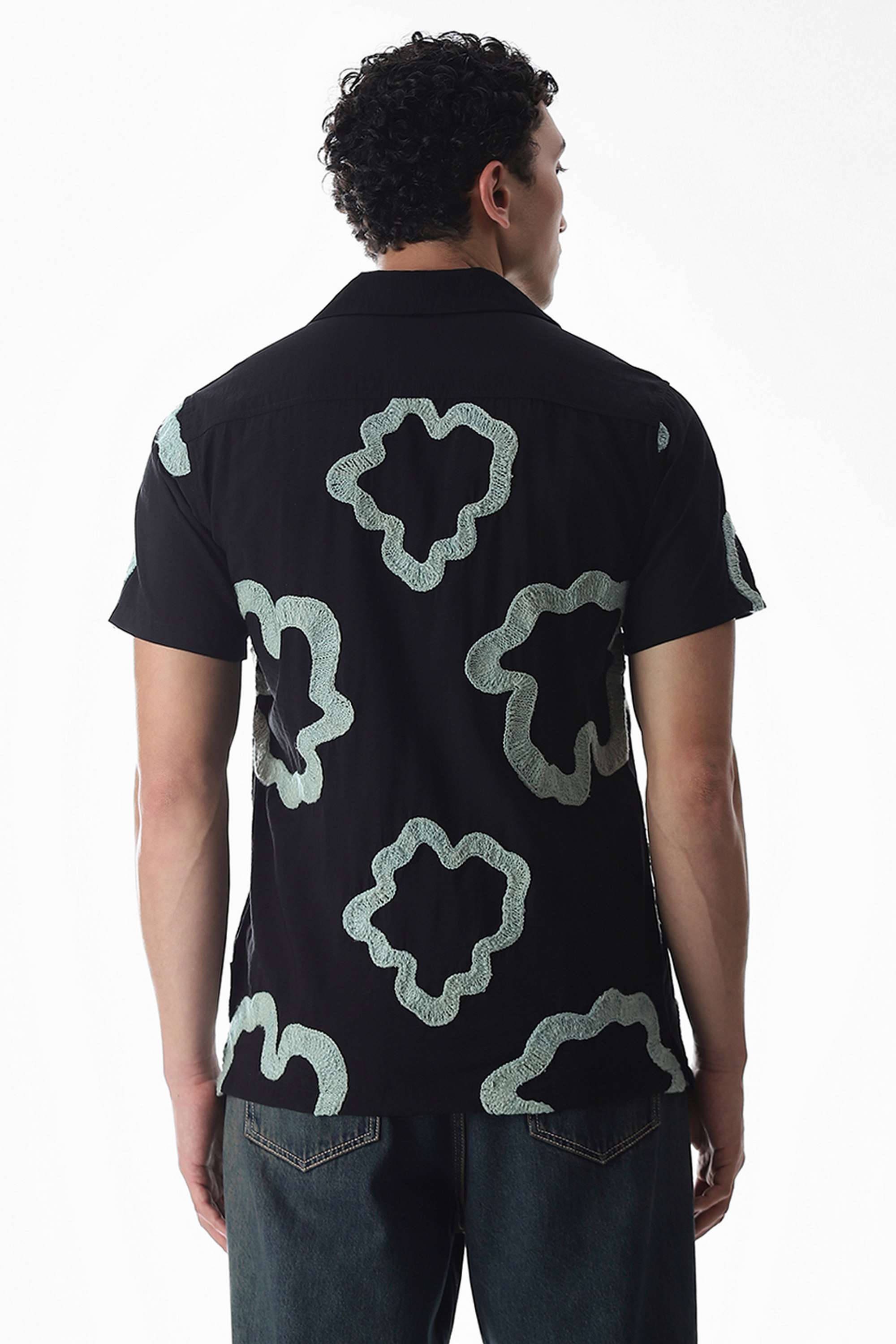 Embroidered-Viscose-Regular-Fit-Men-s-Shirt