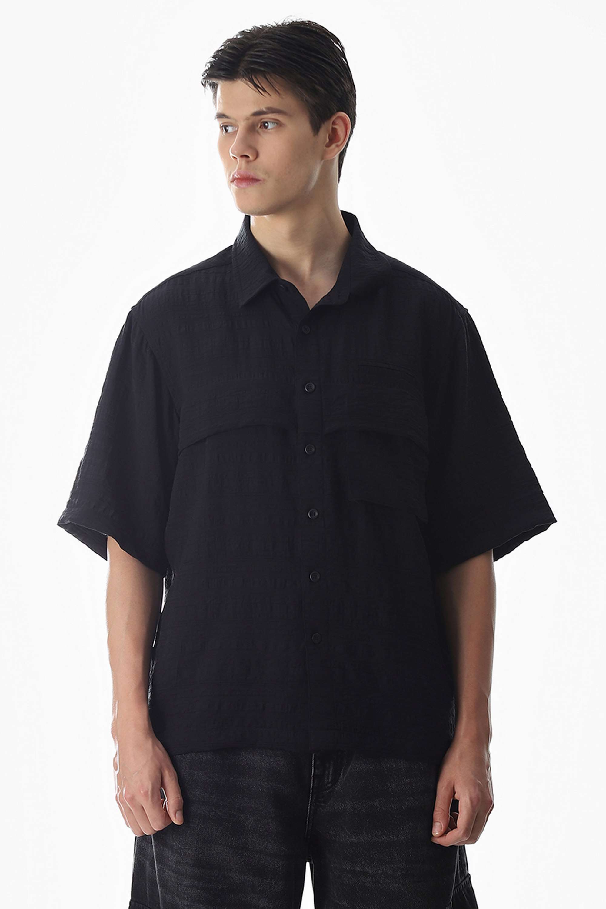 Solid-Viscose-Men-s-Shirt
