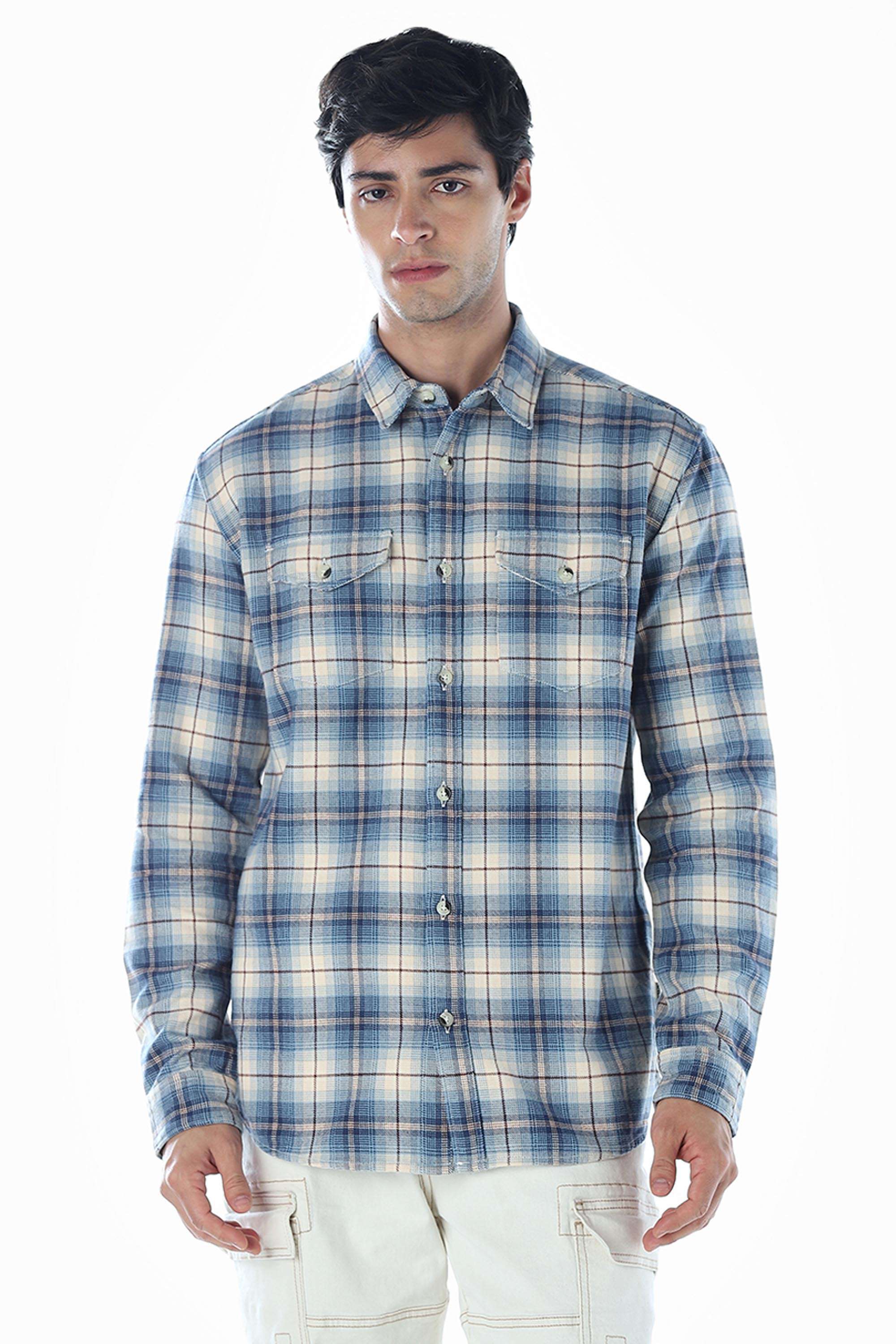 Checks-Cotton-Regular-Fit-Men-s-Casual-Shirt